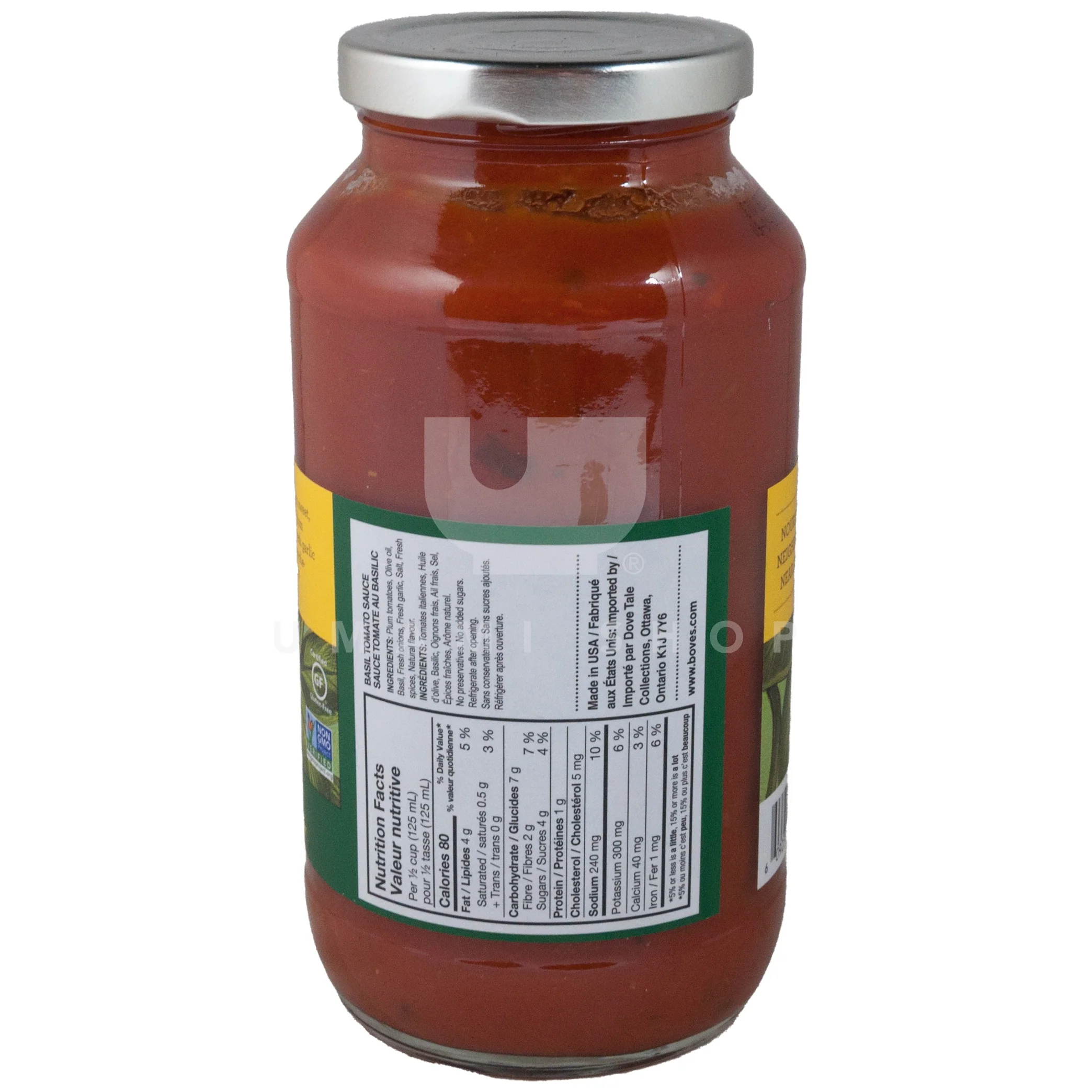 Pasta Sauce Tomato & Basil (GF) - Image 2