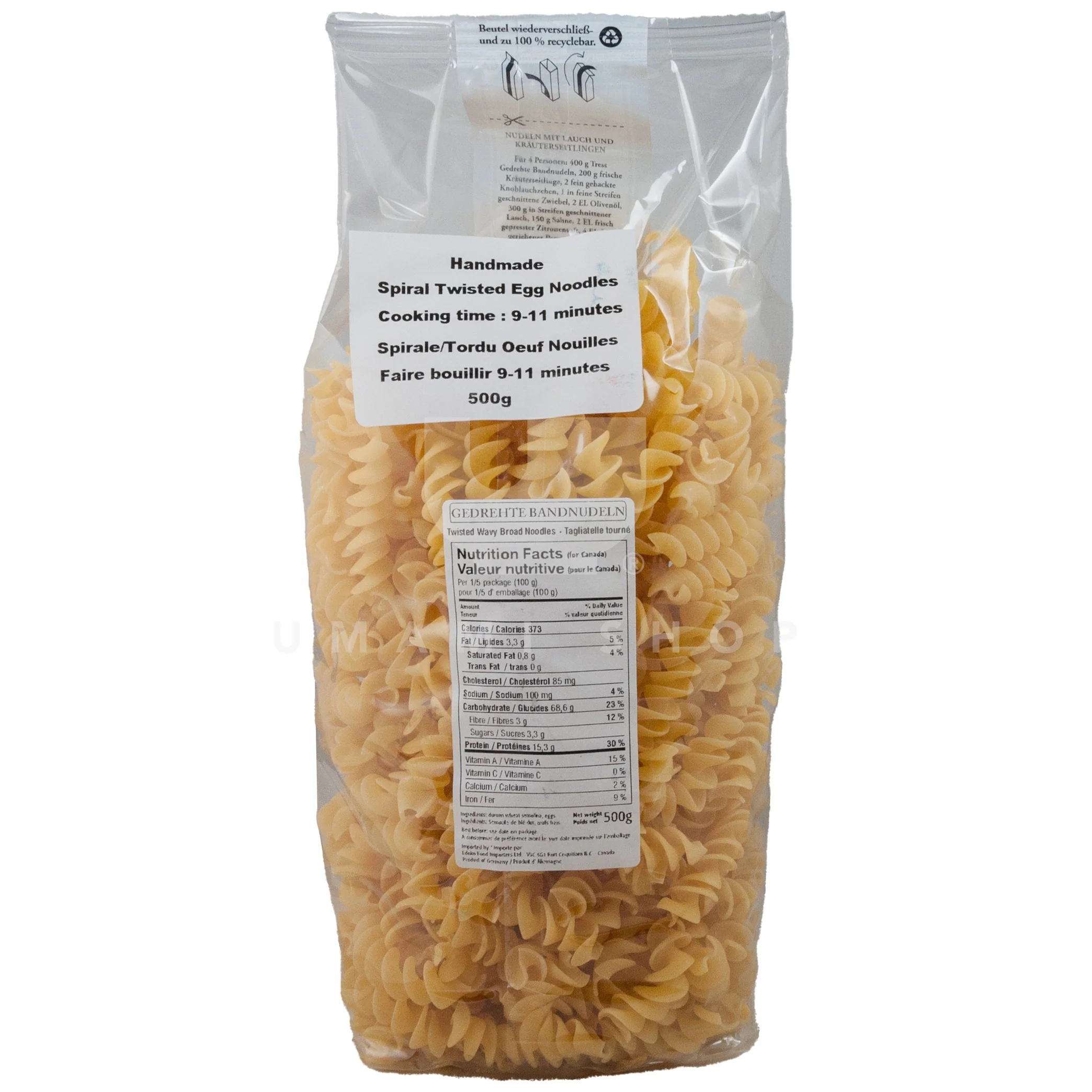 Pasta Twisted Egg Noodles - Image 2