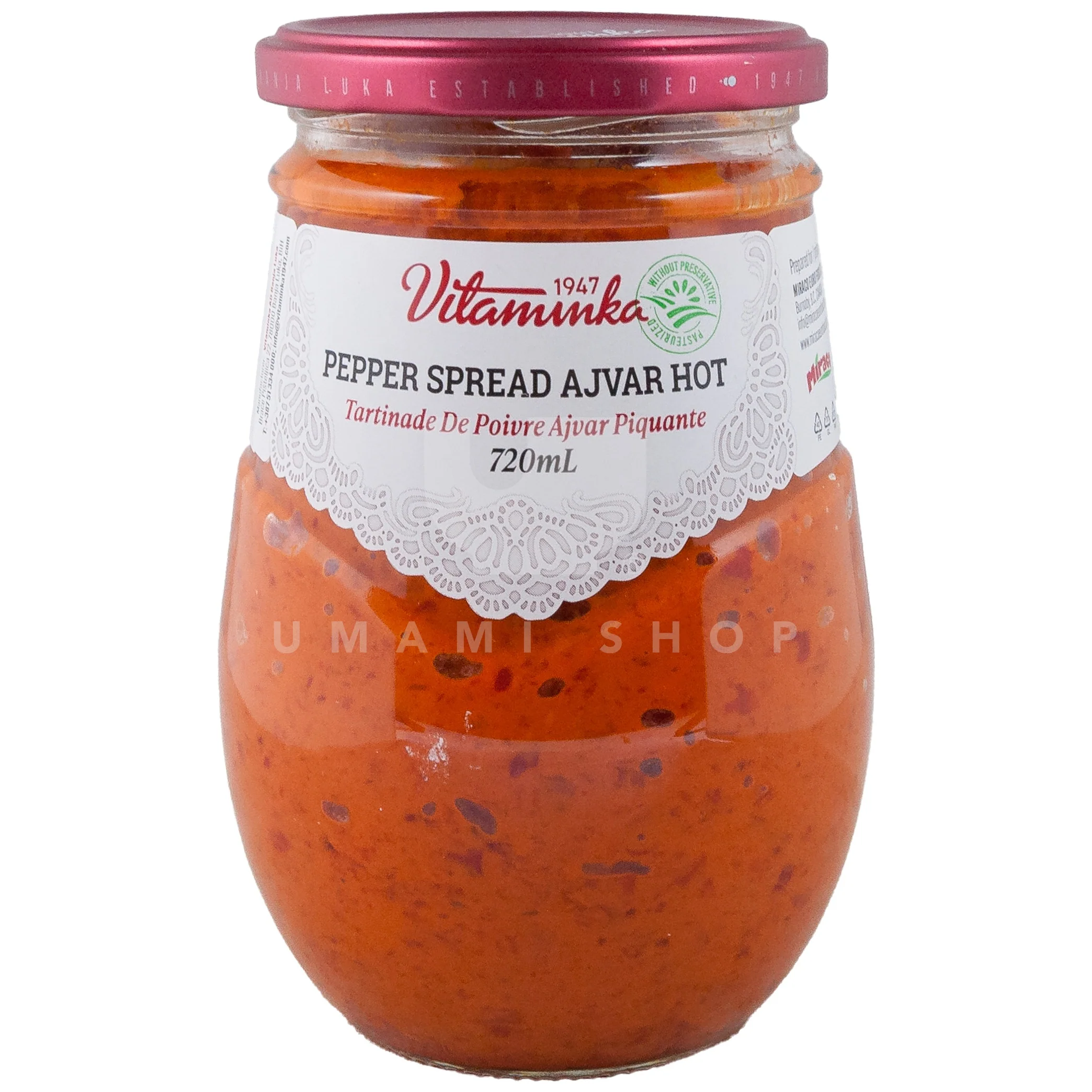 Pepper Spread Ajvar (Hot)