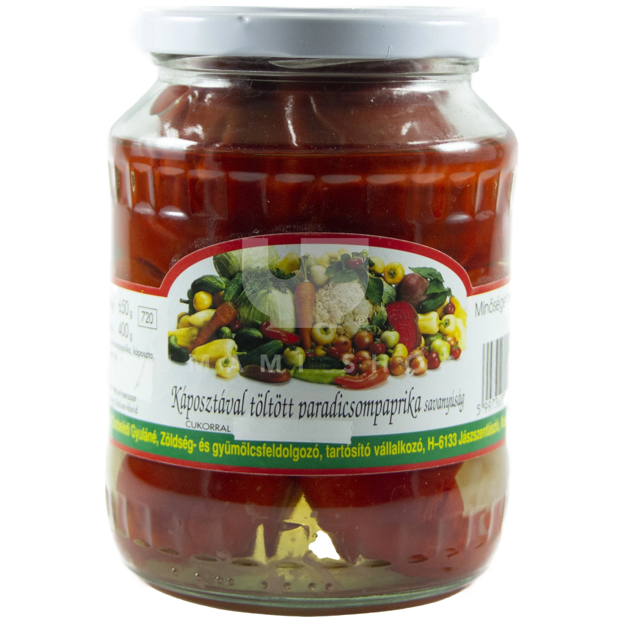 Pickled Red Peppers w/Cabbage MILD