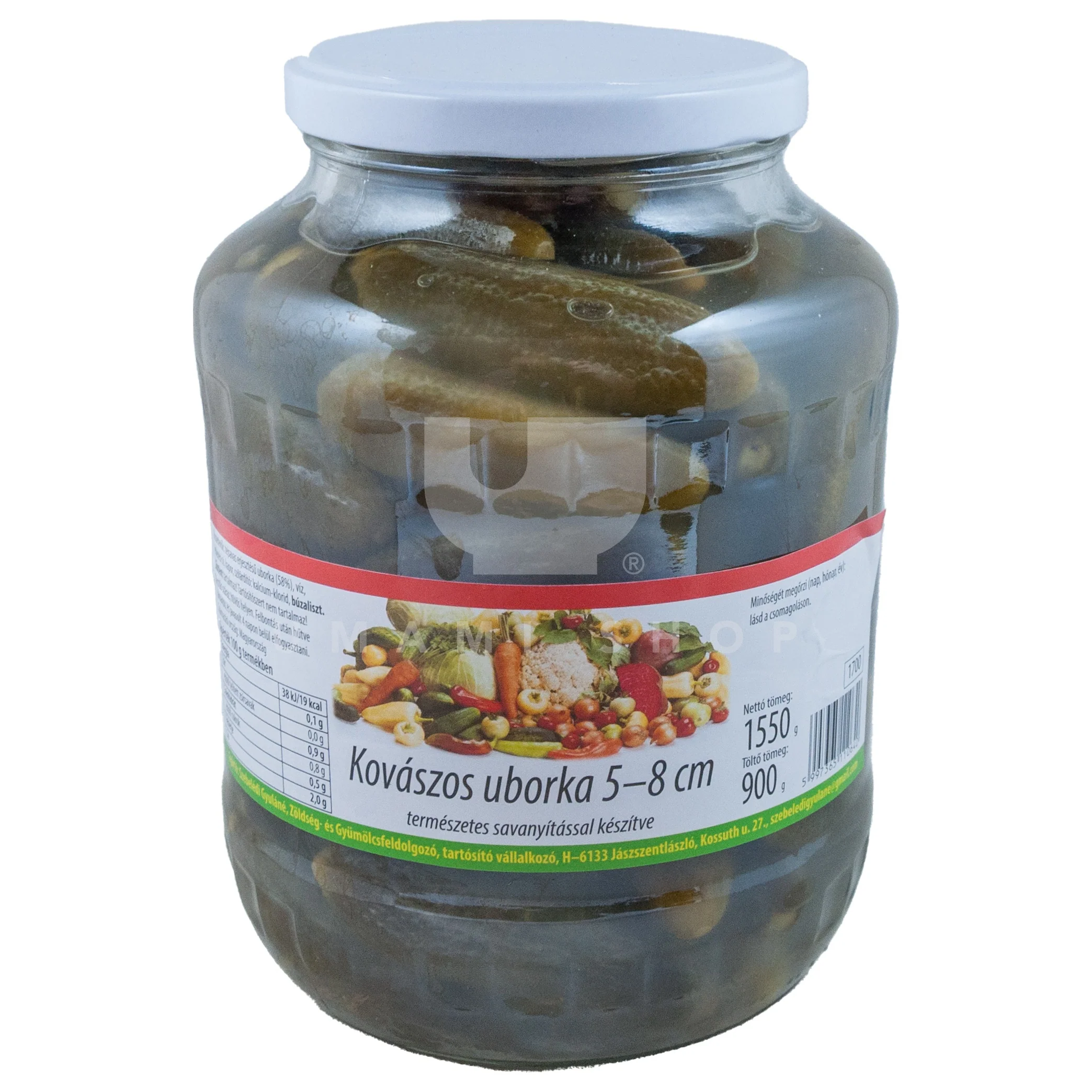 Pickles in Jar (Naturally Fermented)