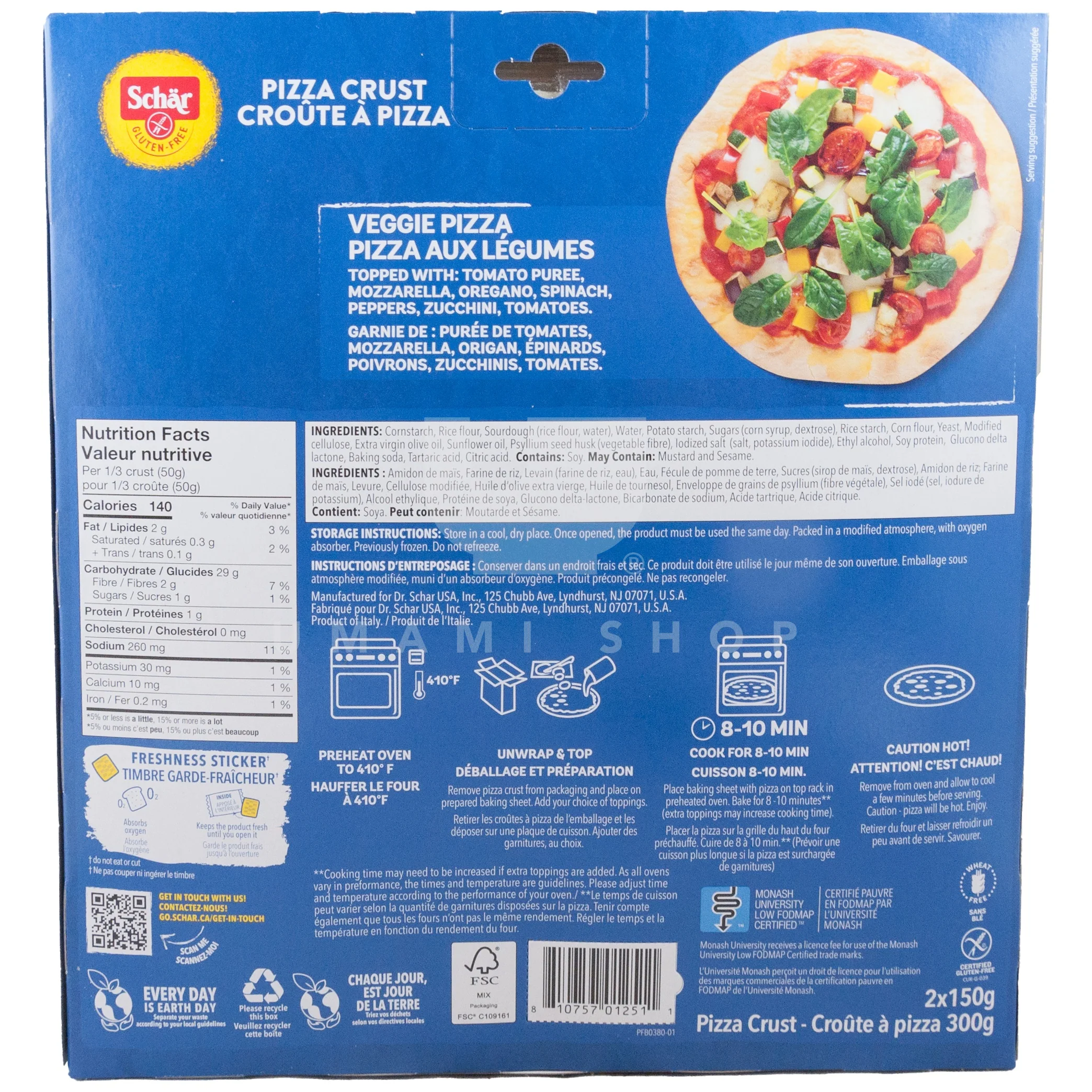 Pizza Crust w/Sourdough 2Pcs (GF) - Image 2