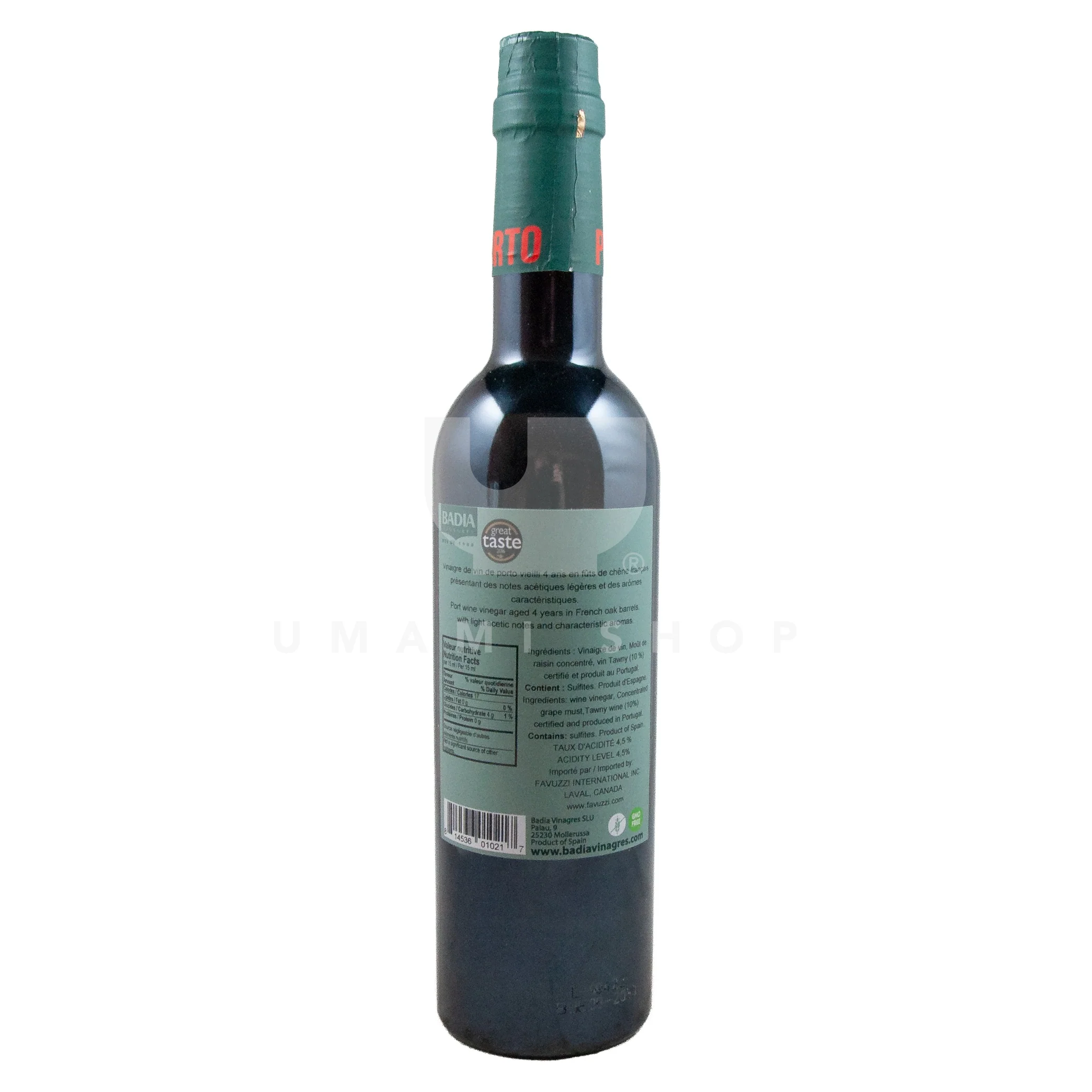 Port Wine Vinegar Bittersweet (Aged 4Years) - Image 2