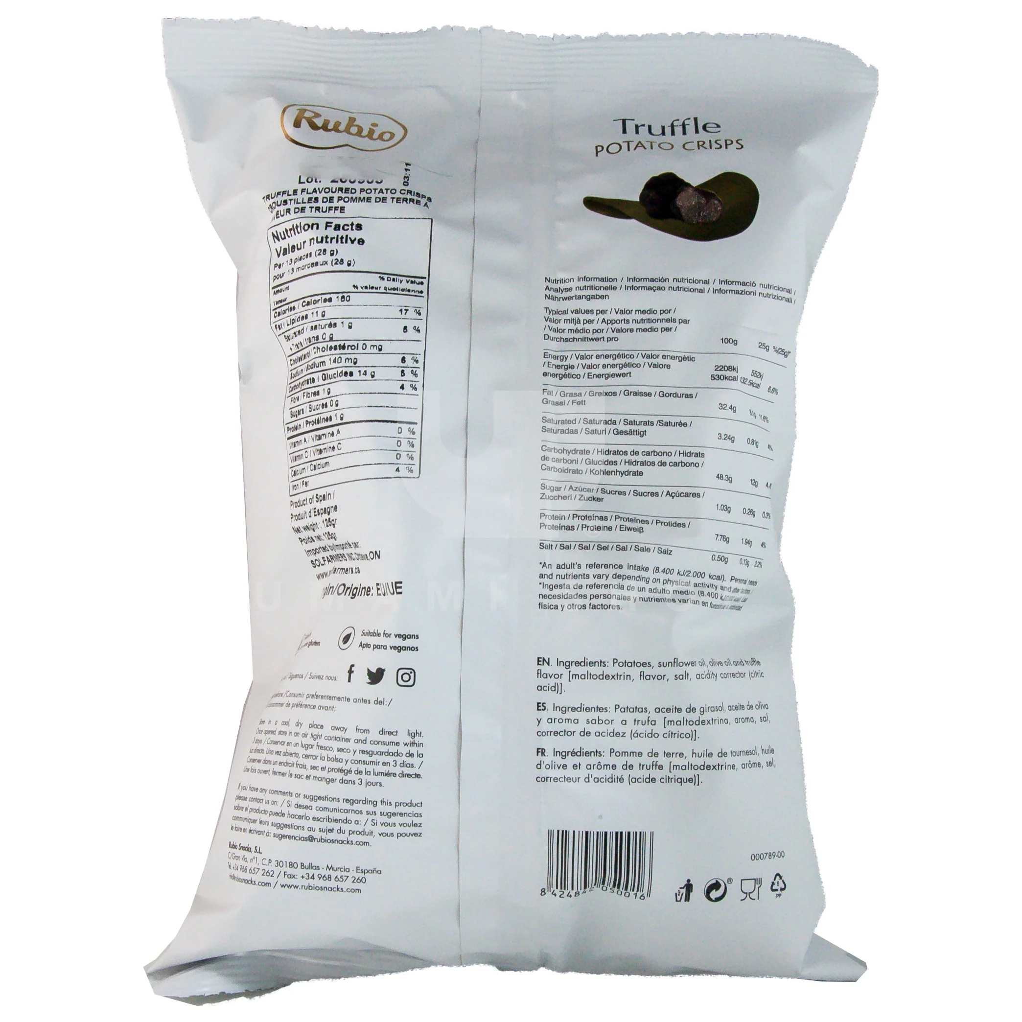 Potato Chips Black Truffle (GF,V) - Image 2