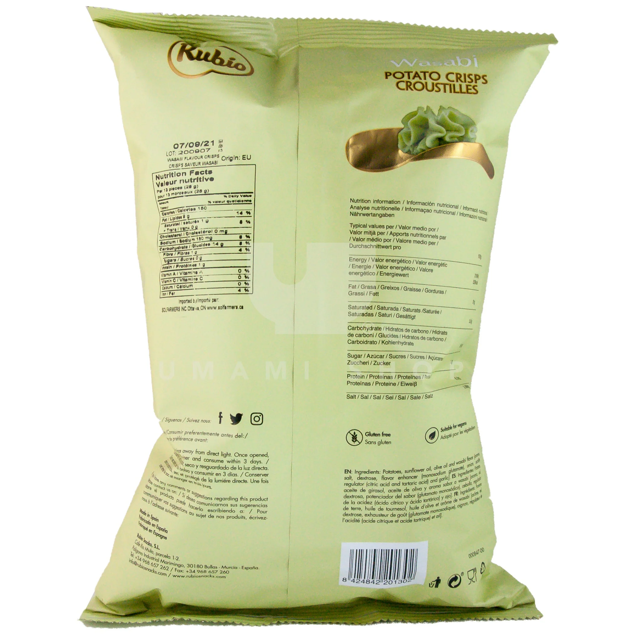 Potato Chips Black Wasabi (GF,V) - Image 2