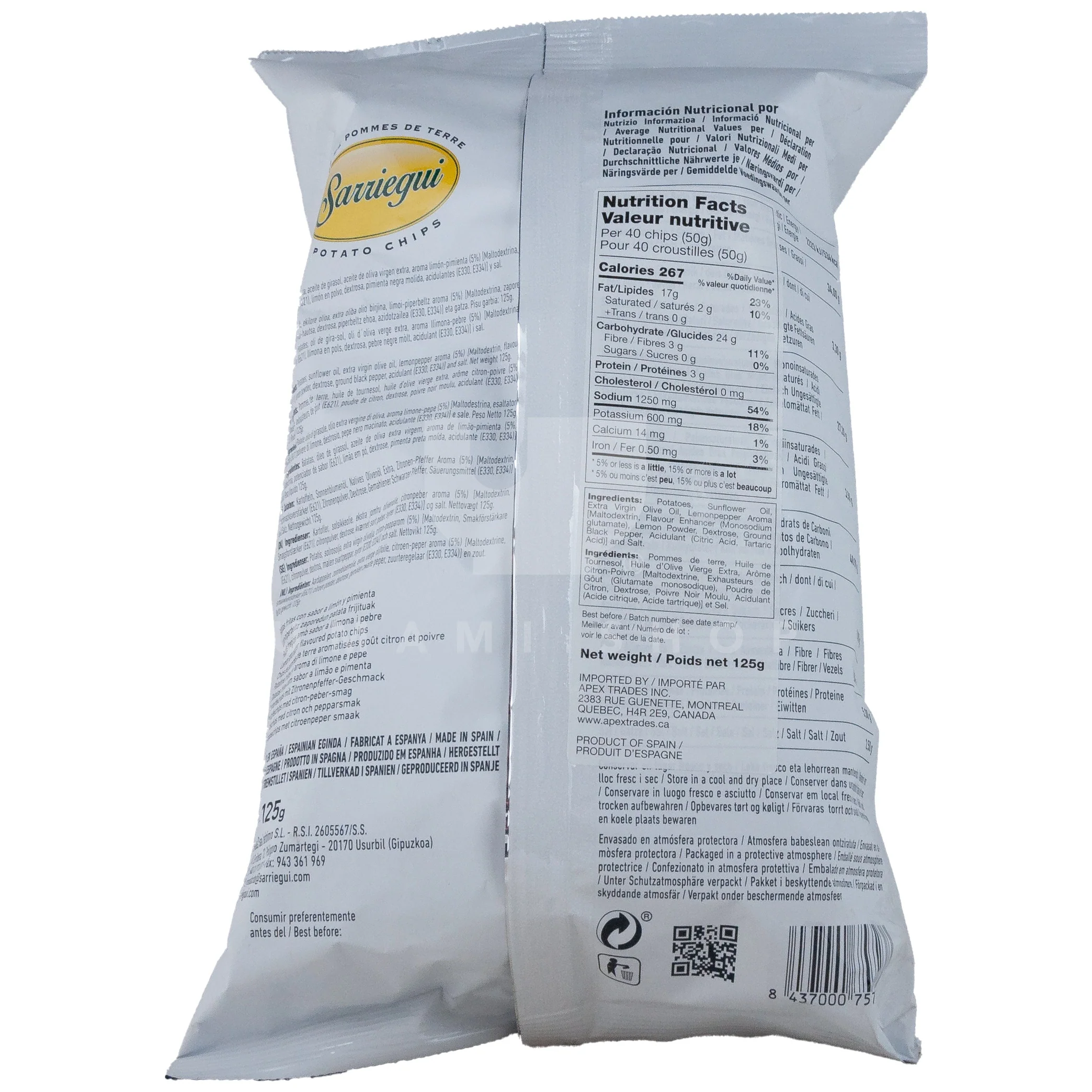 Potato Chips Lemon & Pepper (GF) - Image 2