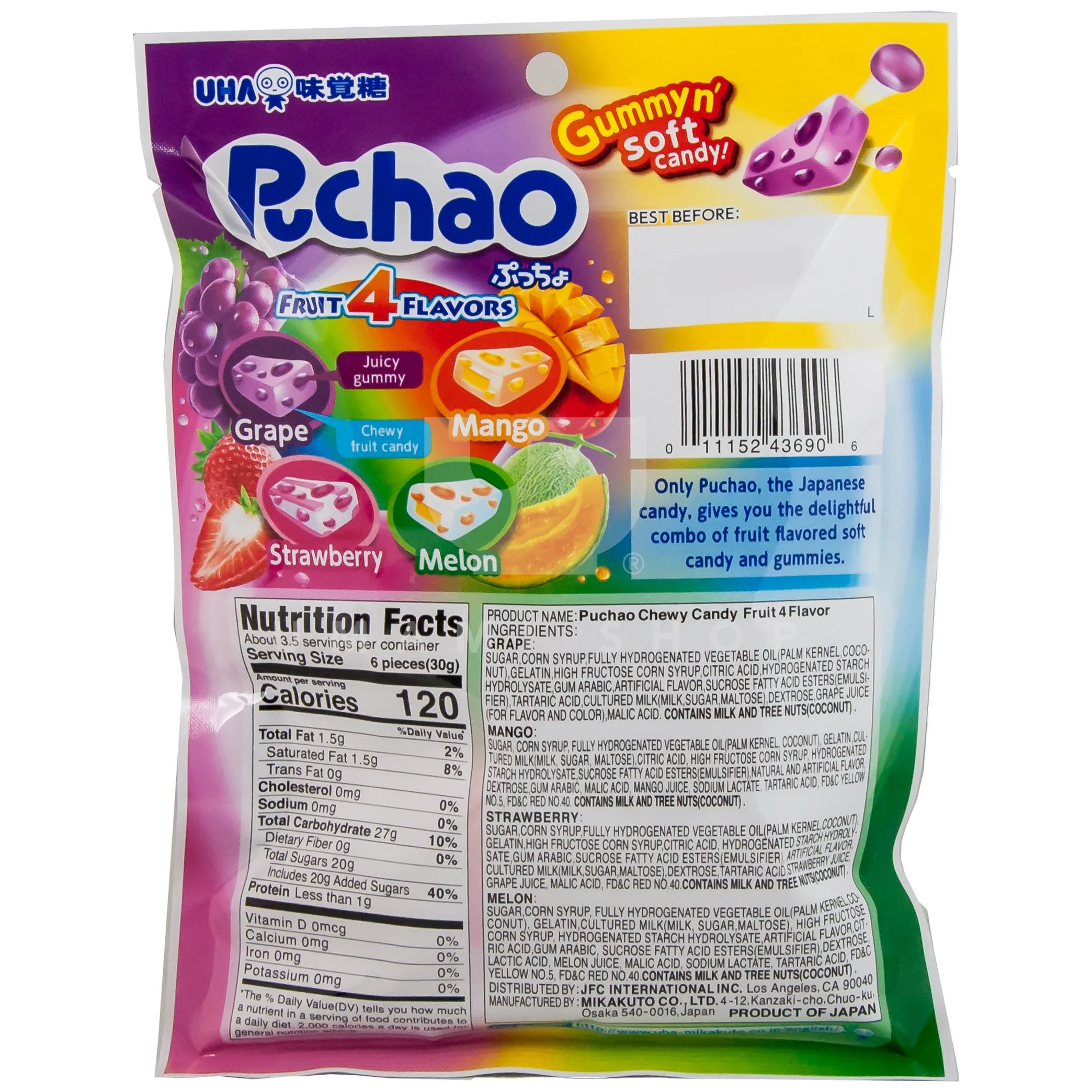 Puchao 4x Fruits Flavour - Image 2