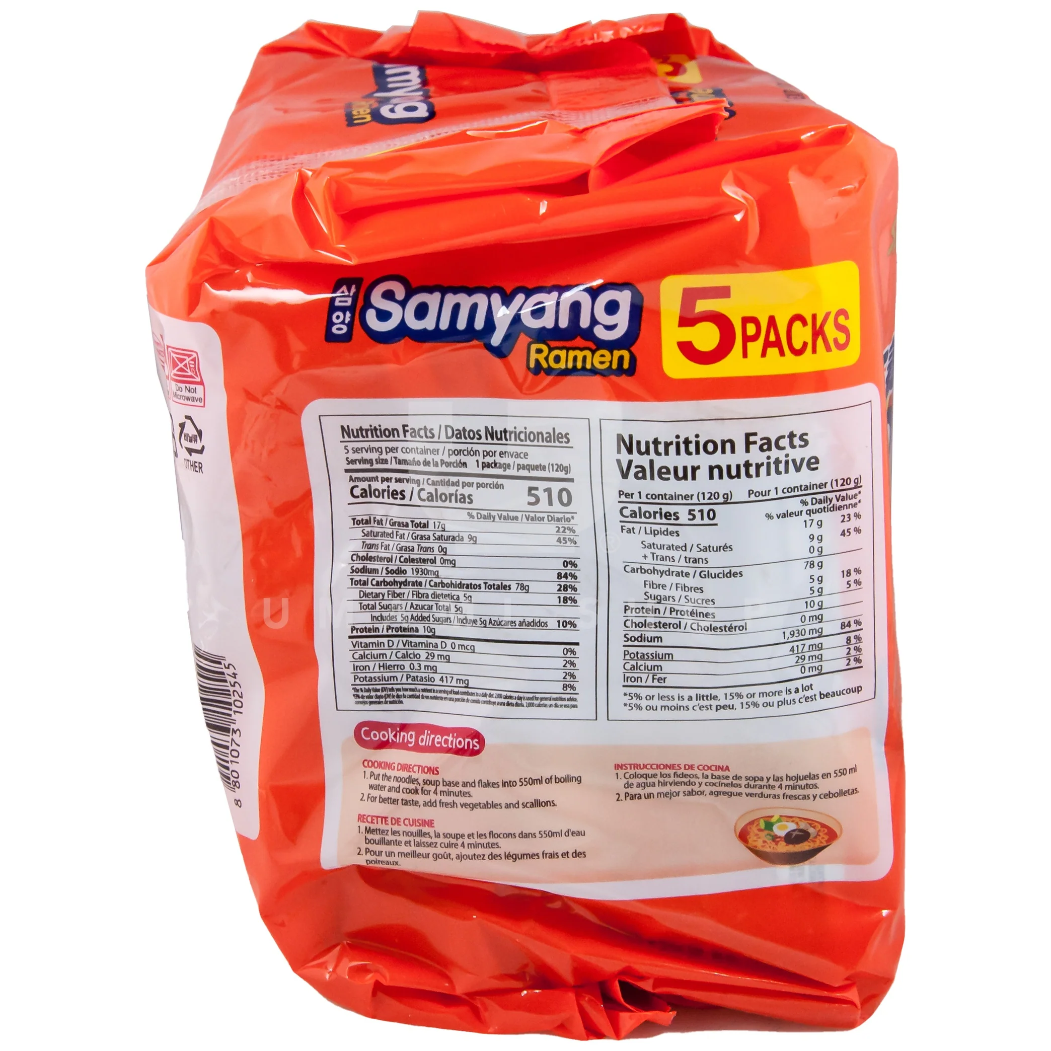 Samyang Ramen Noodle Soup 5Pack - Image 2