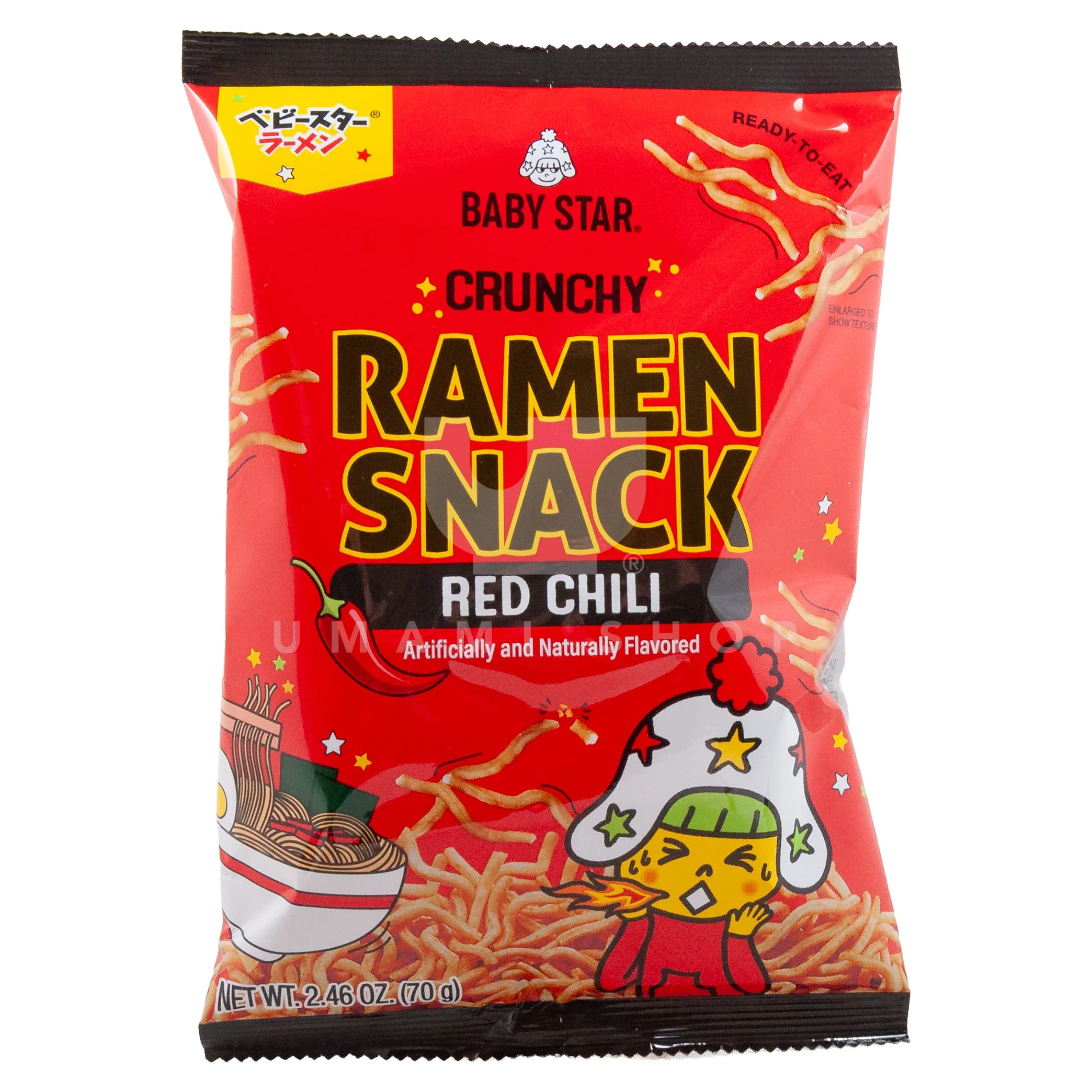 Ramen Snack Red Chili Thin & Spicy