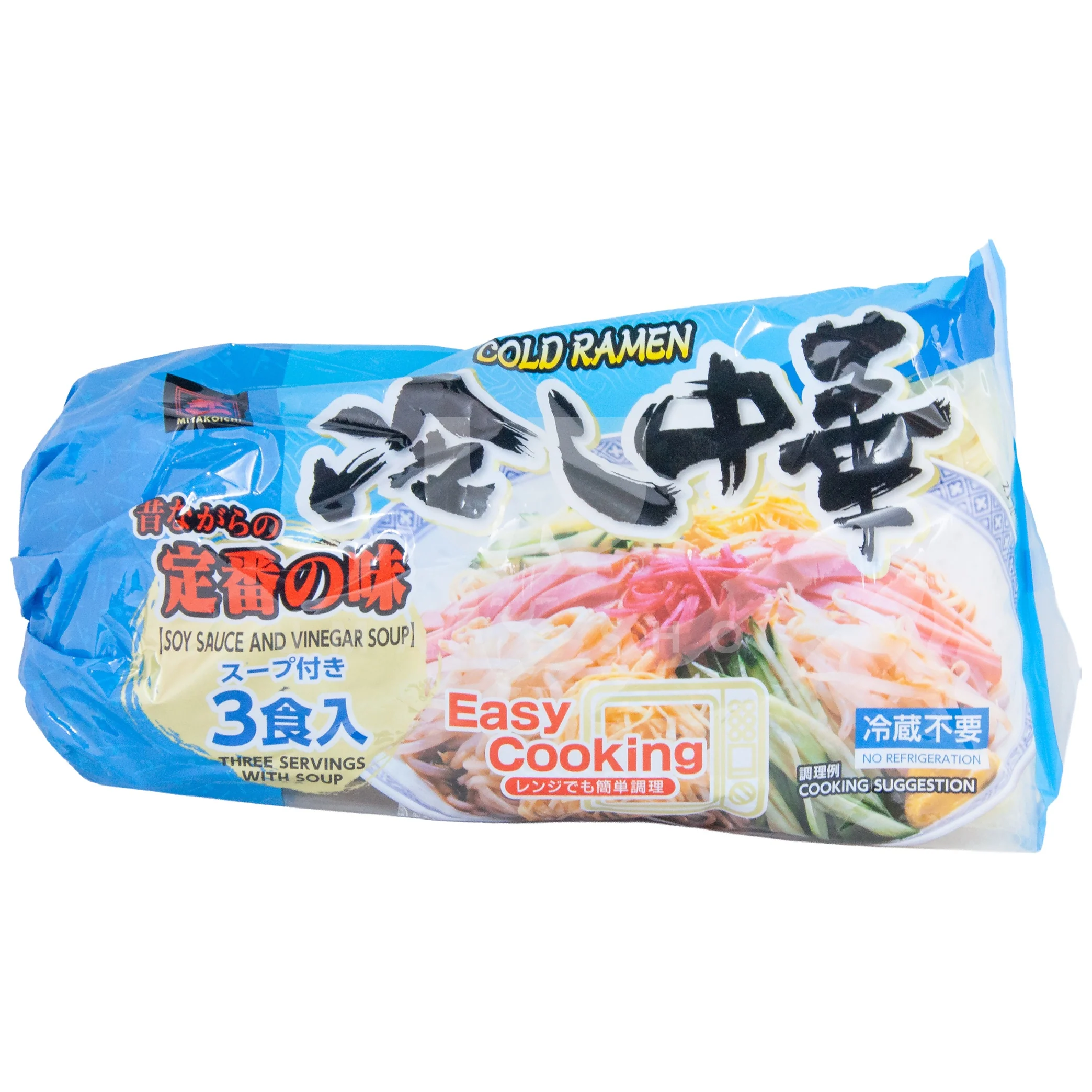 Fresh Ramen w/Soy Sauce & Vinegar 3xServ.