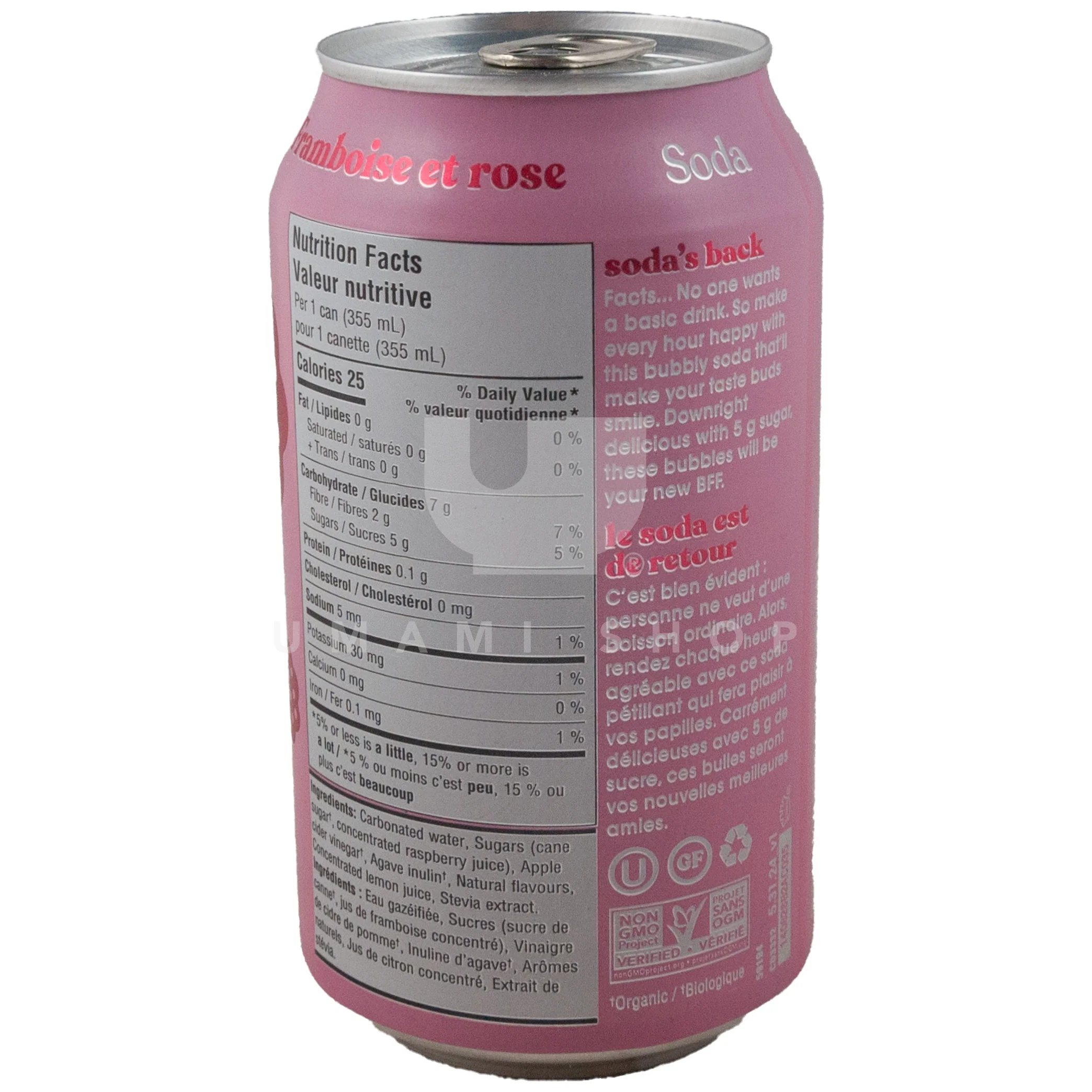 Raspberry Rose Soda "Poppi" - Image 2