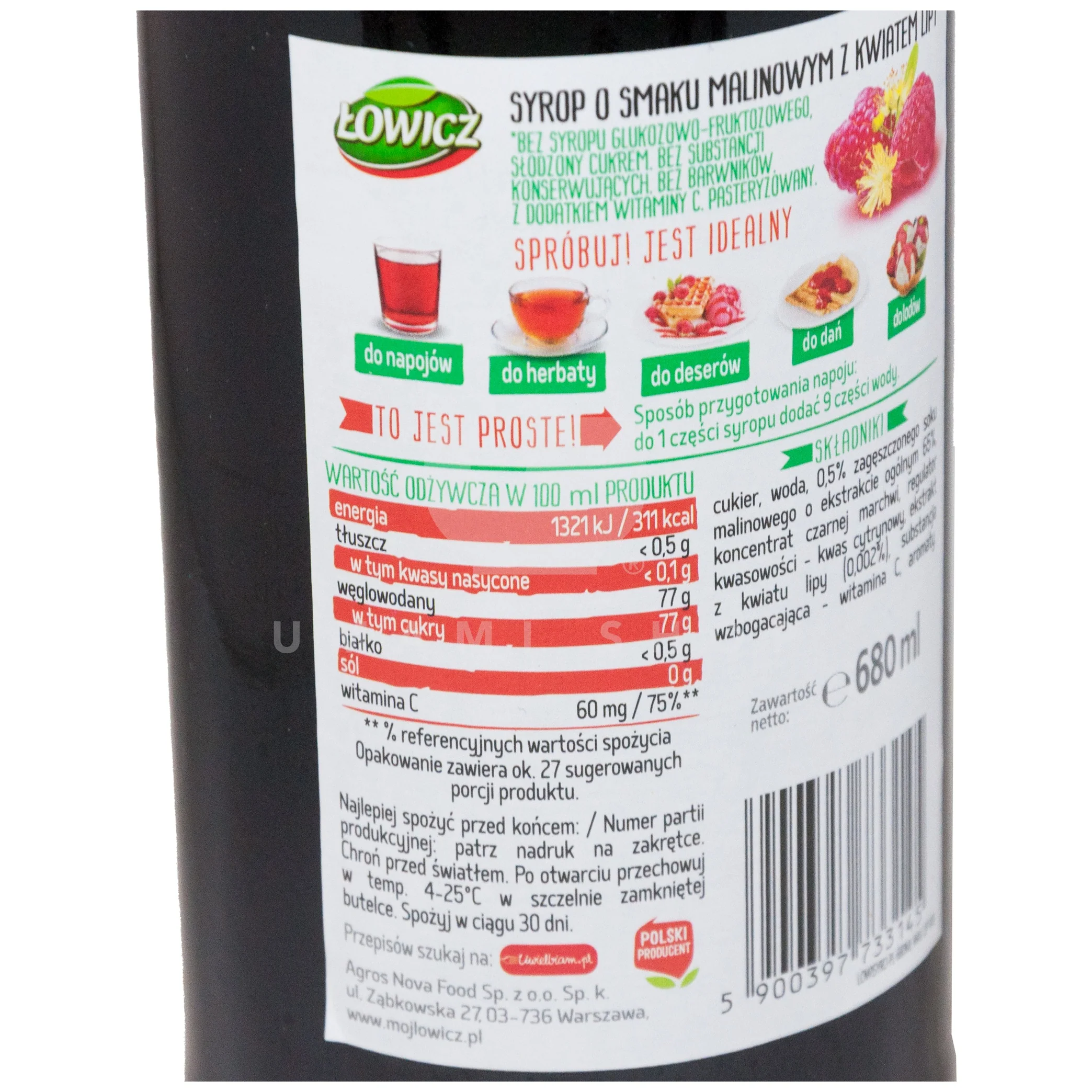 Raspberry Syrup - Image 2