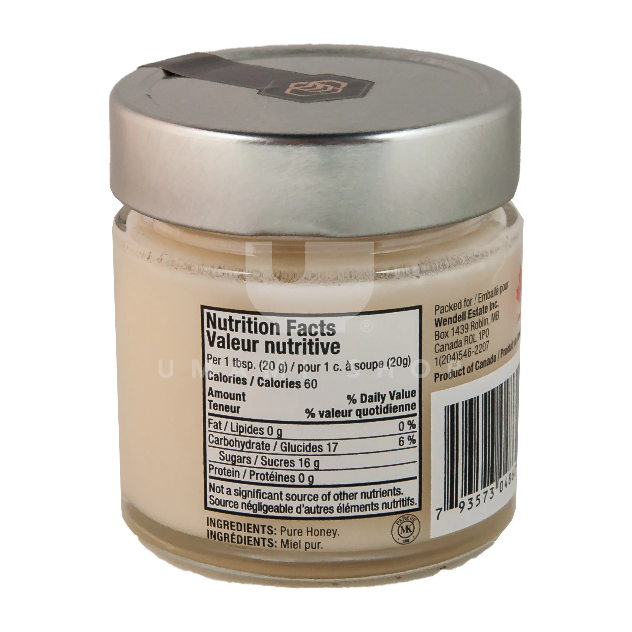 Raw Creamy Prairie Honey 12oz - Image 2