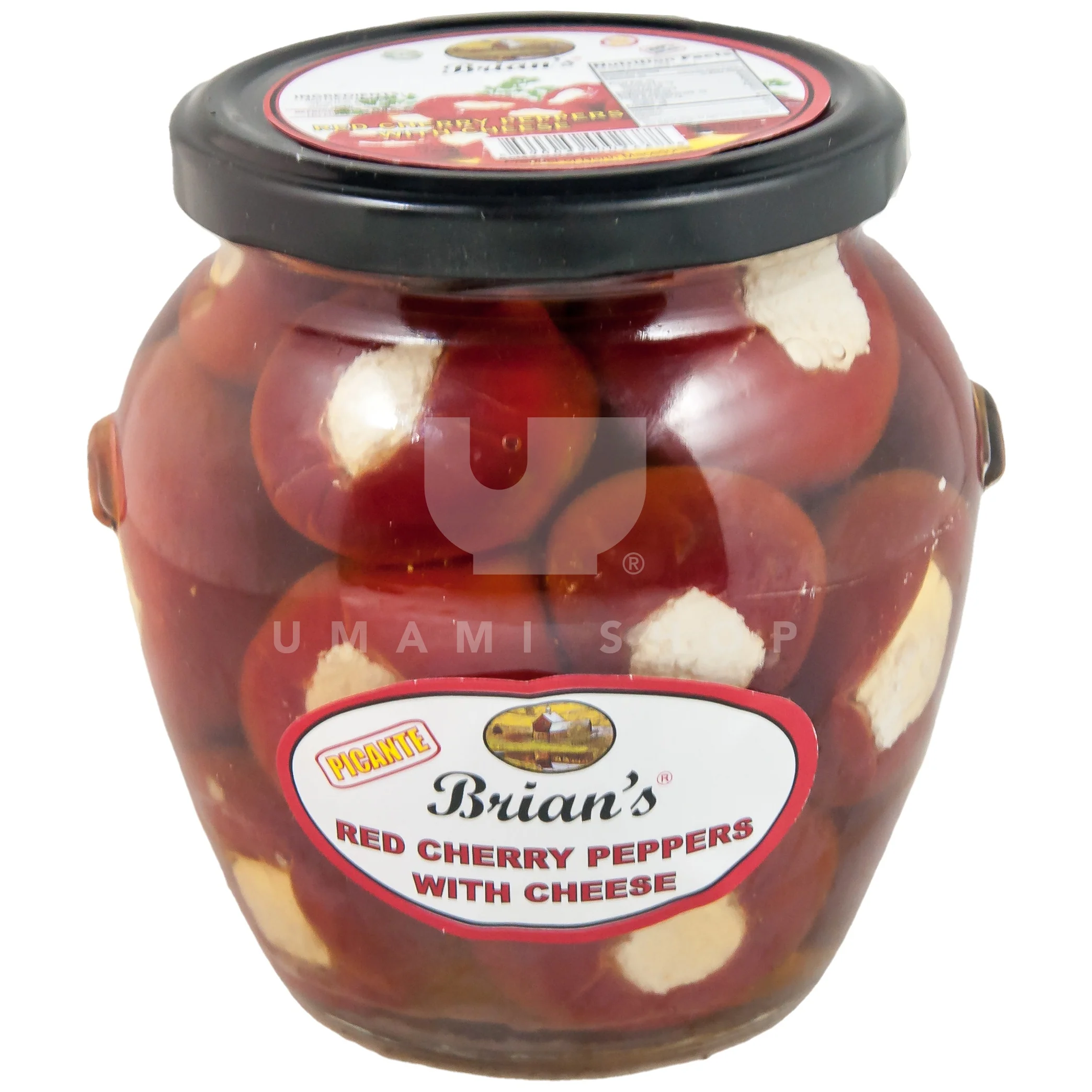 Red Cherry Peppers w/Cheese
