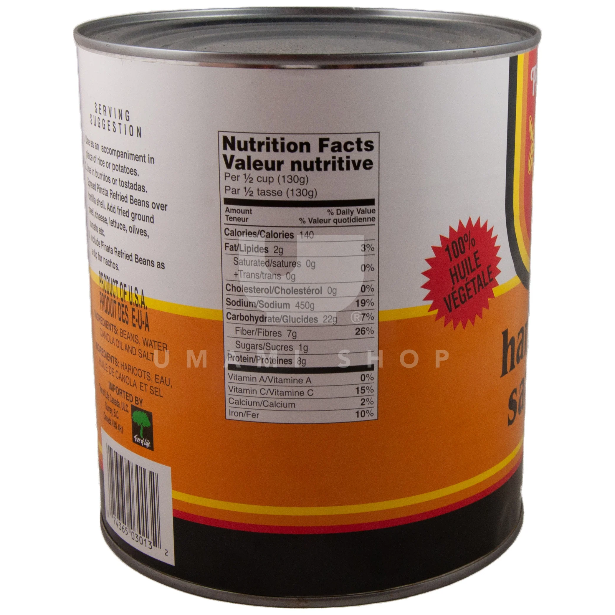 Refried Beans 6.7lbs - Image 2