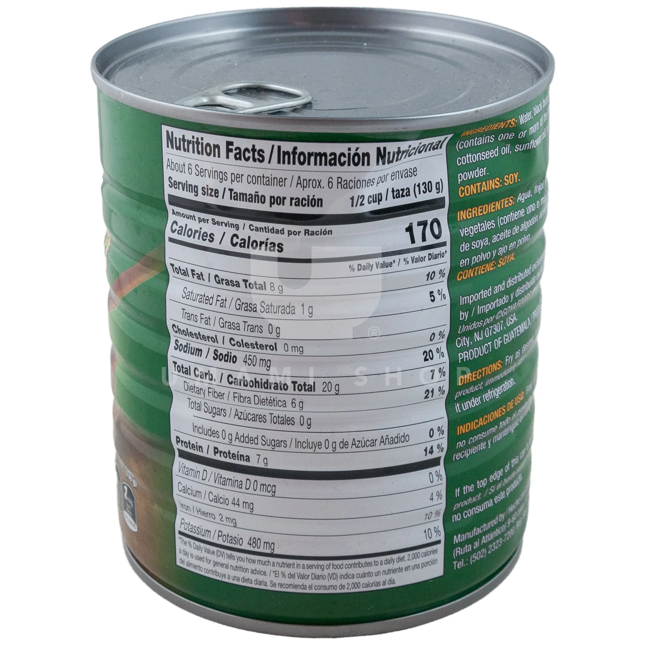 Refried BLACK Beans 29oz - Image 2