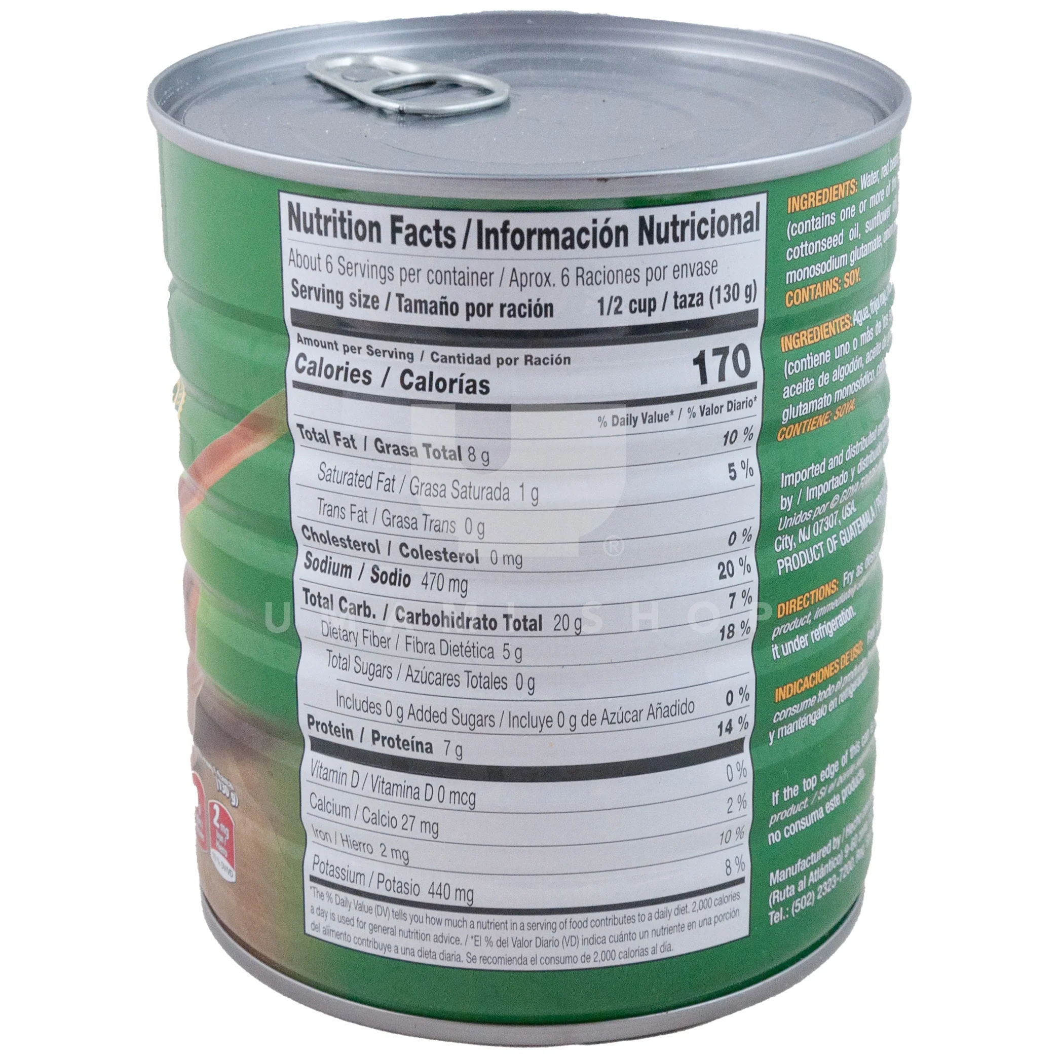 Refried RED Beans 29oz - Image 2