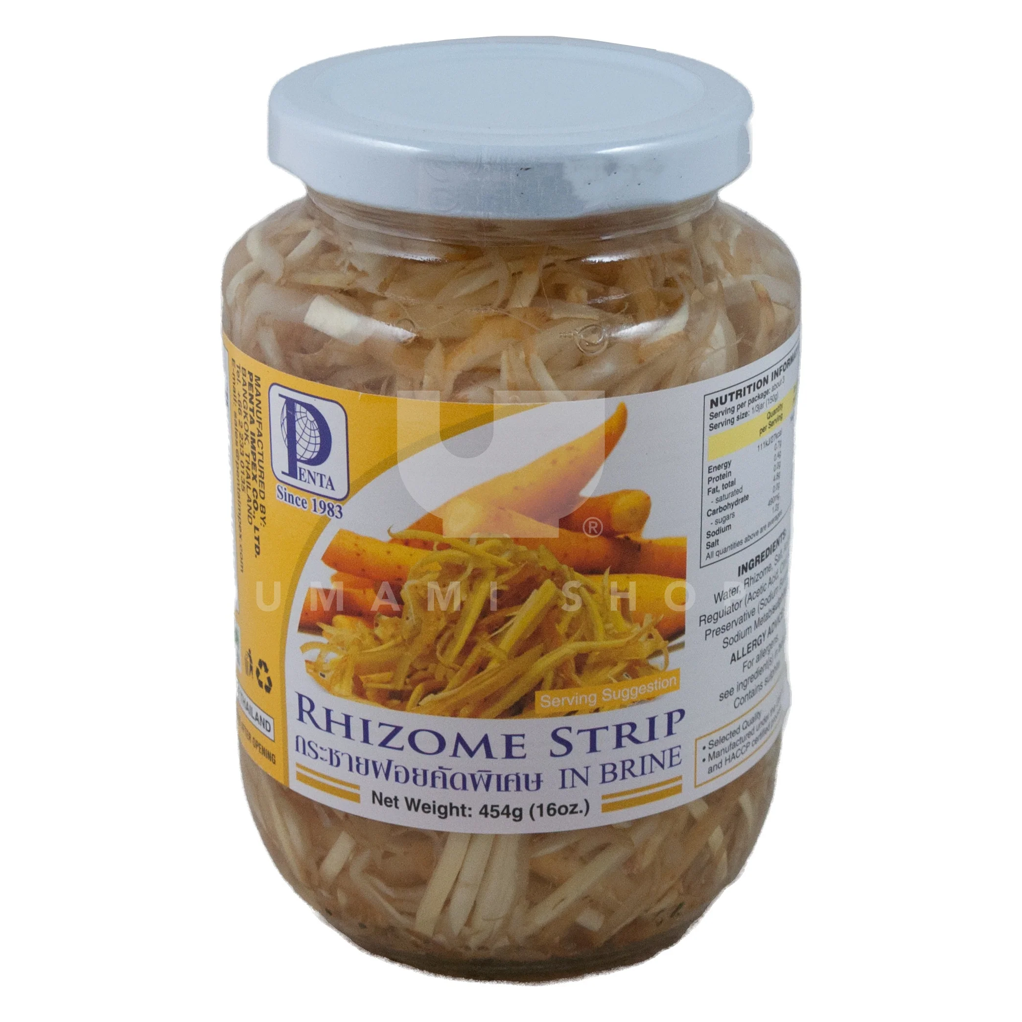 Rhizome Strip in Brine (Jar)