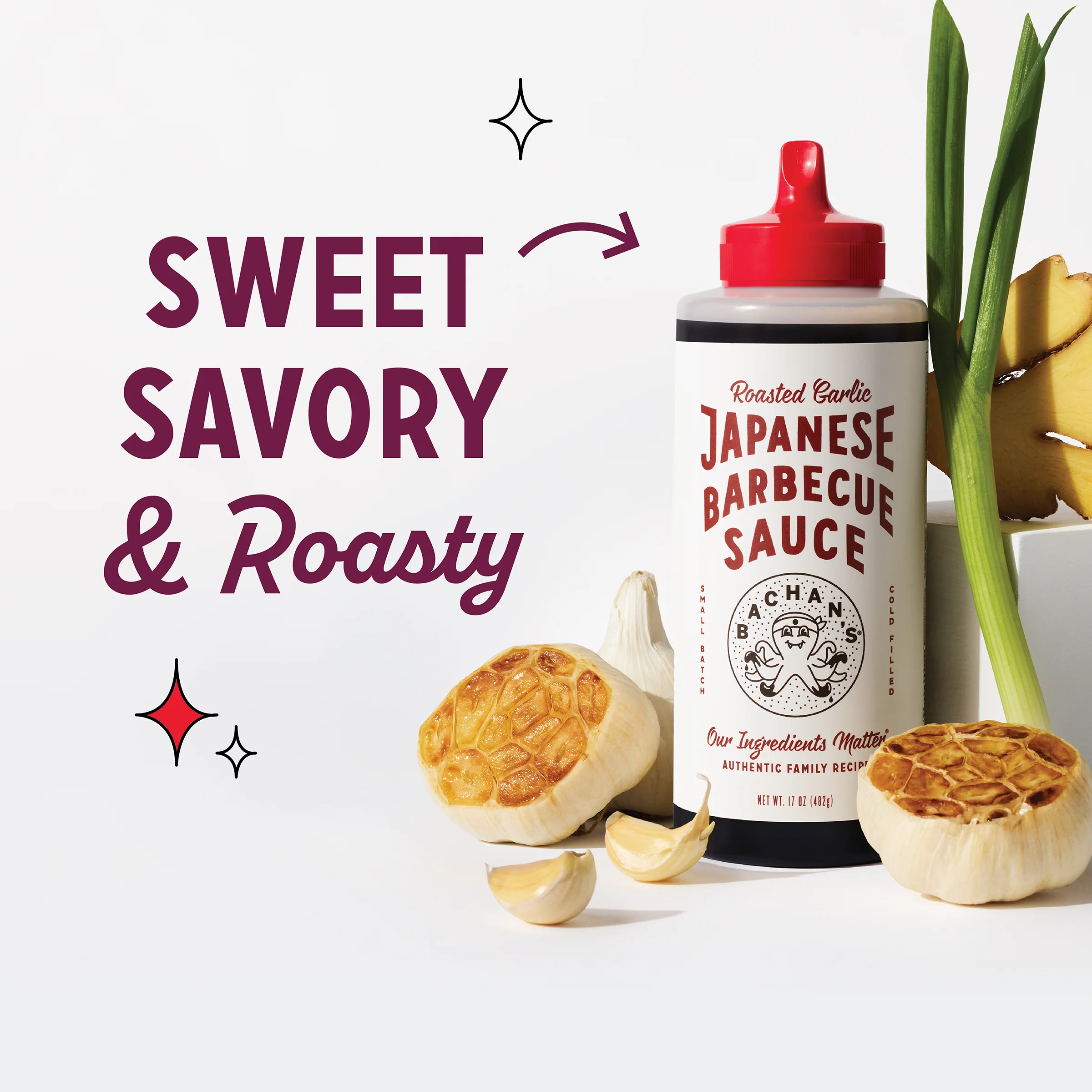Roasted Garlic Japanese Barbecue Sauce, 17oz - Image 2