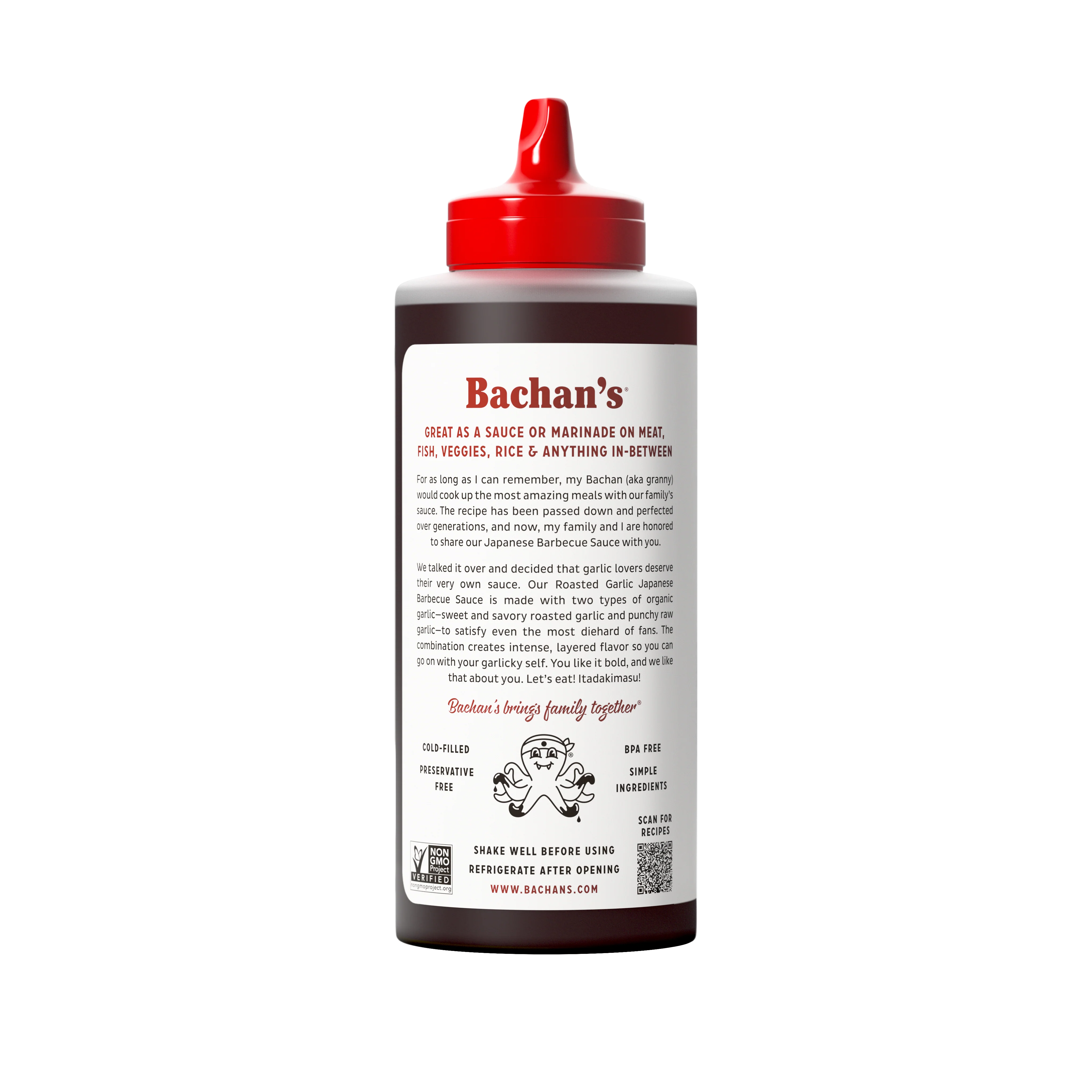 Roasted Garlic Japanese Barbecue Sauce, 17oz - Image 5