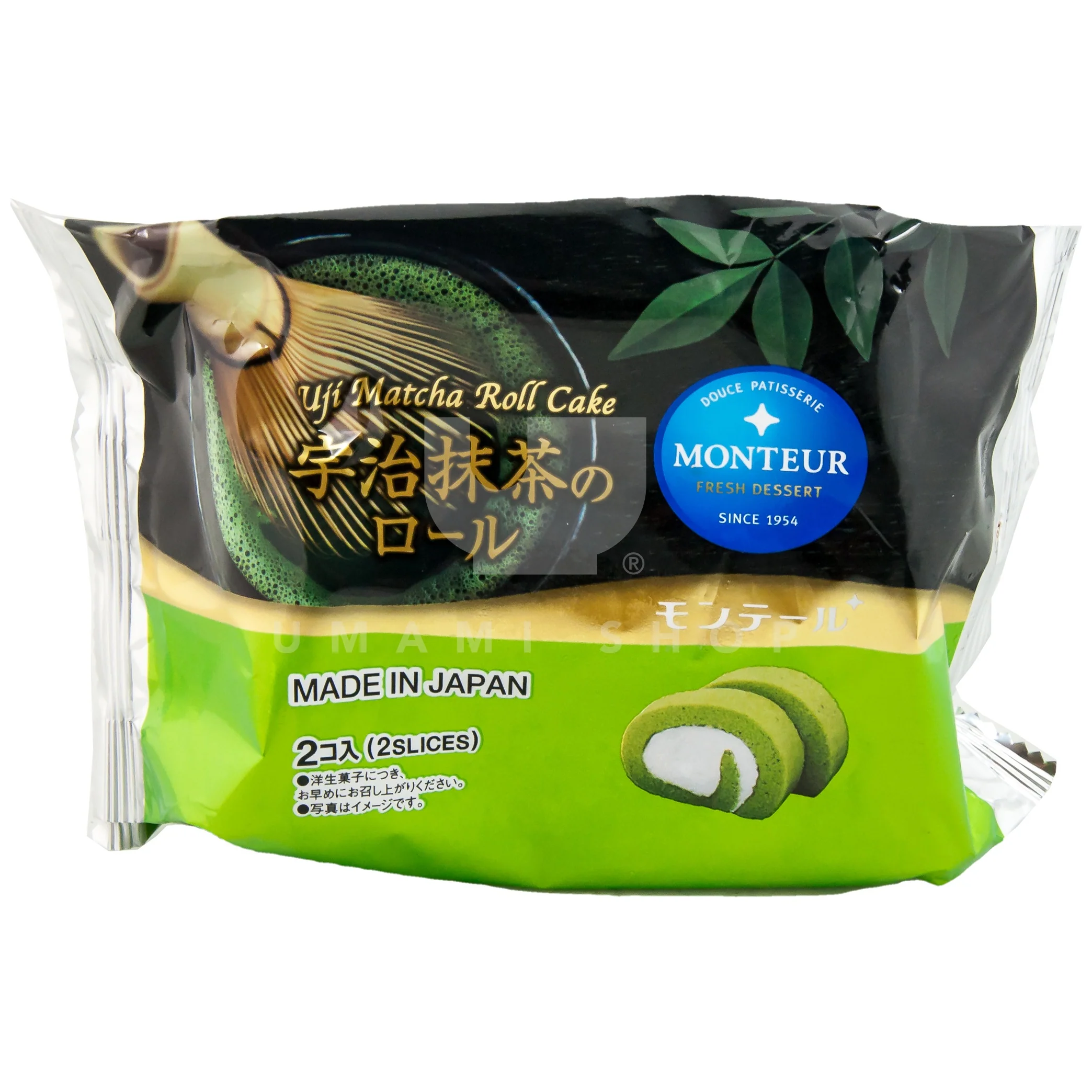 Roll Cake Matcha 2Pcs