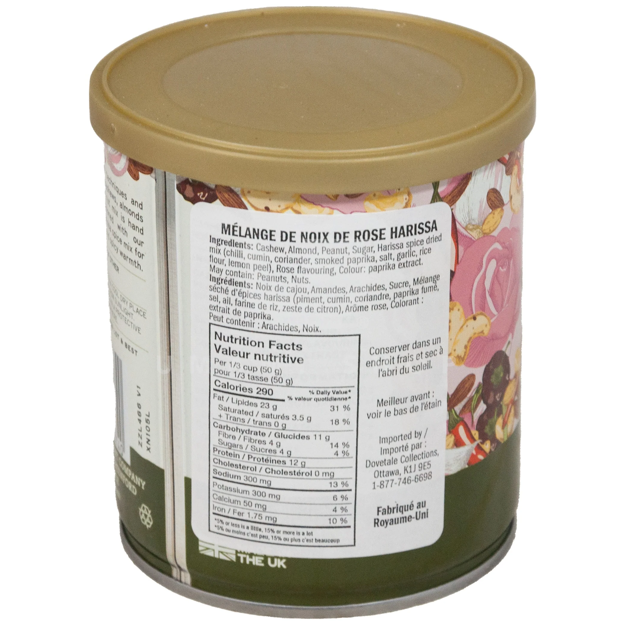 Rose Harissa Nut Mix (Tin) - Image 2