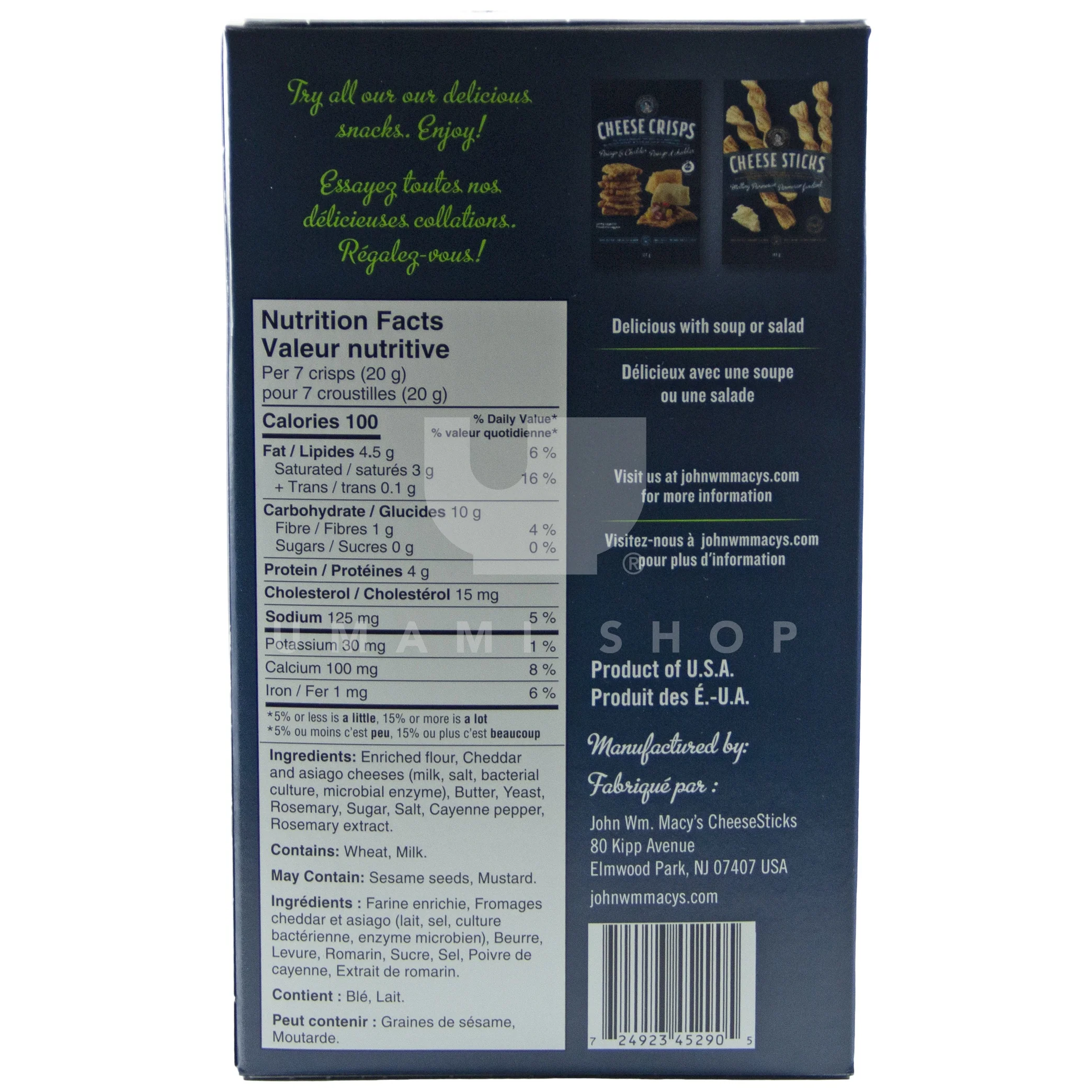 Rosemary &  Cheddar Crisps - Image 2