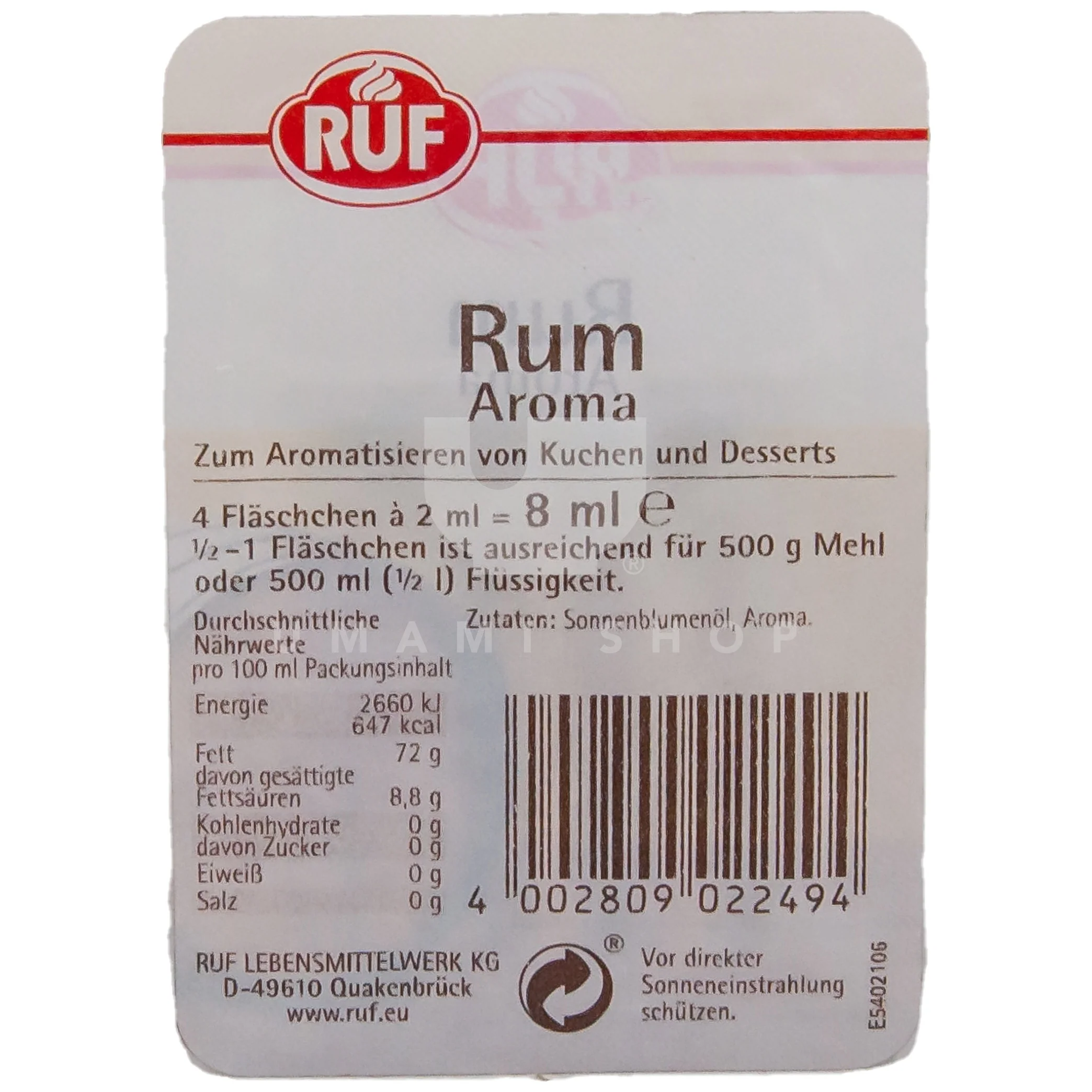 Rum Flavour 4x2ml - Image 2