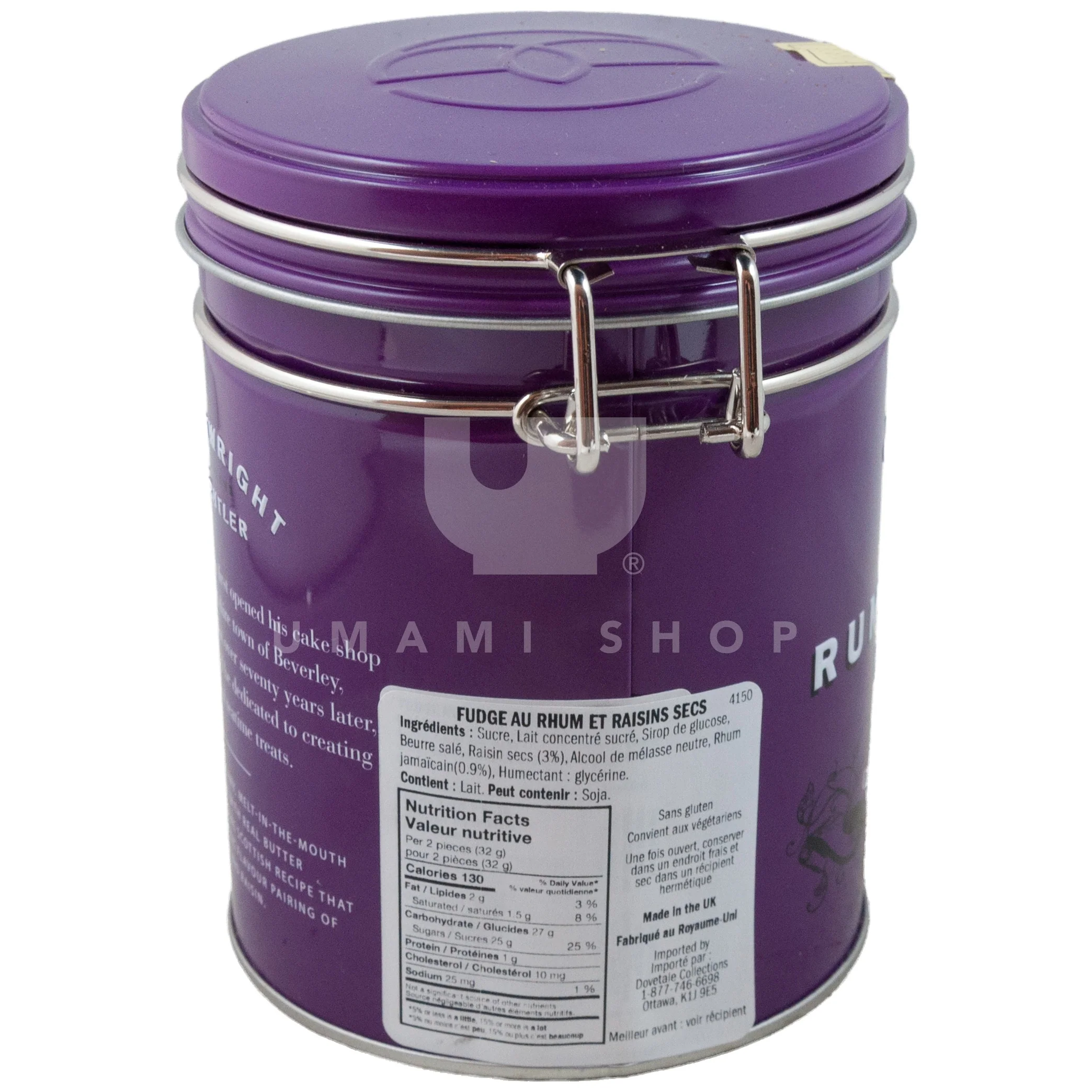 Rum & Raisin Fudge (Tin) - Image 2
