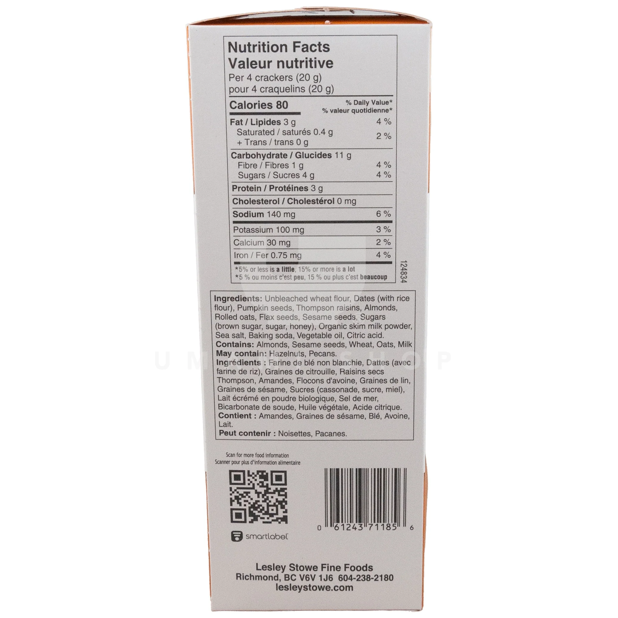 Salty Date & Almond Crackers - Image 2
