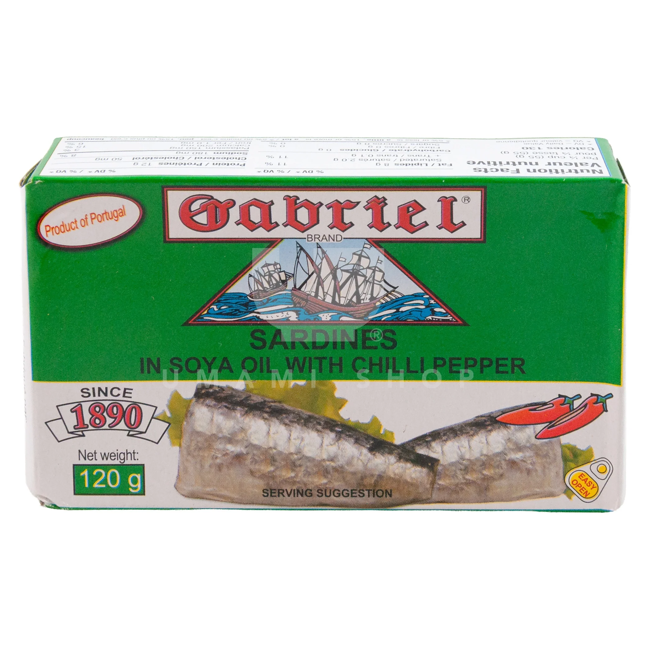 Sardines in Soya Oil w/Chilli Pepper