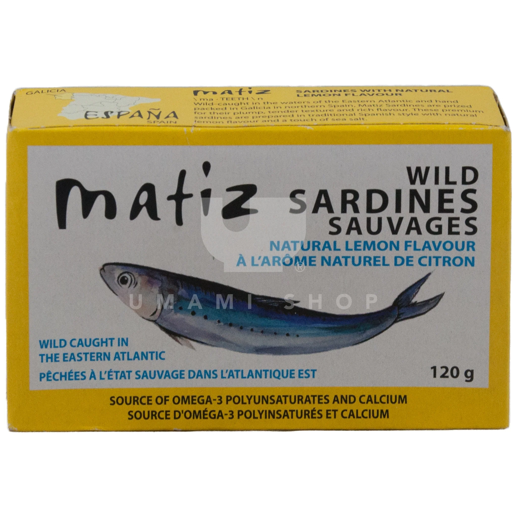 Sardines Wild, Lemon Flavour