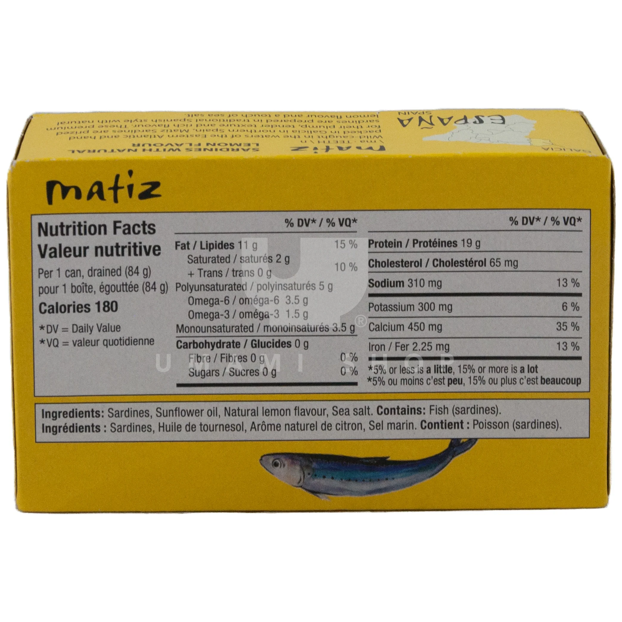 Sardines Wild, Lemon Flavour - Image 2