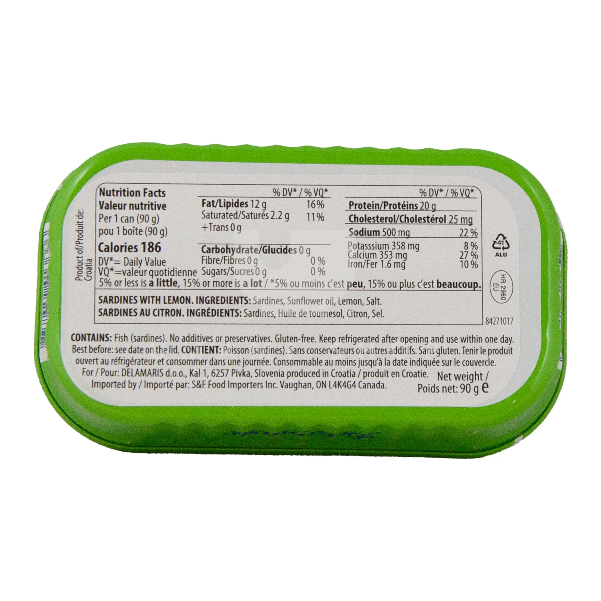 Sardines with Lemon (GF) - Image 2