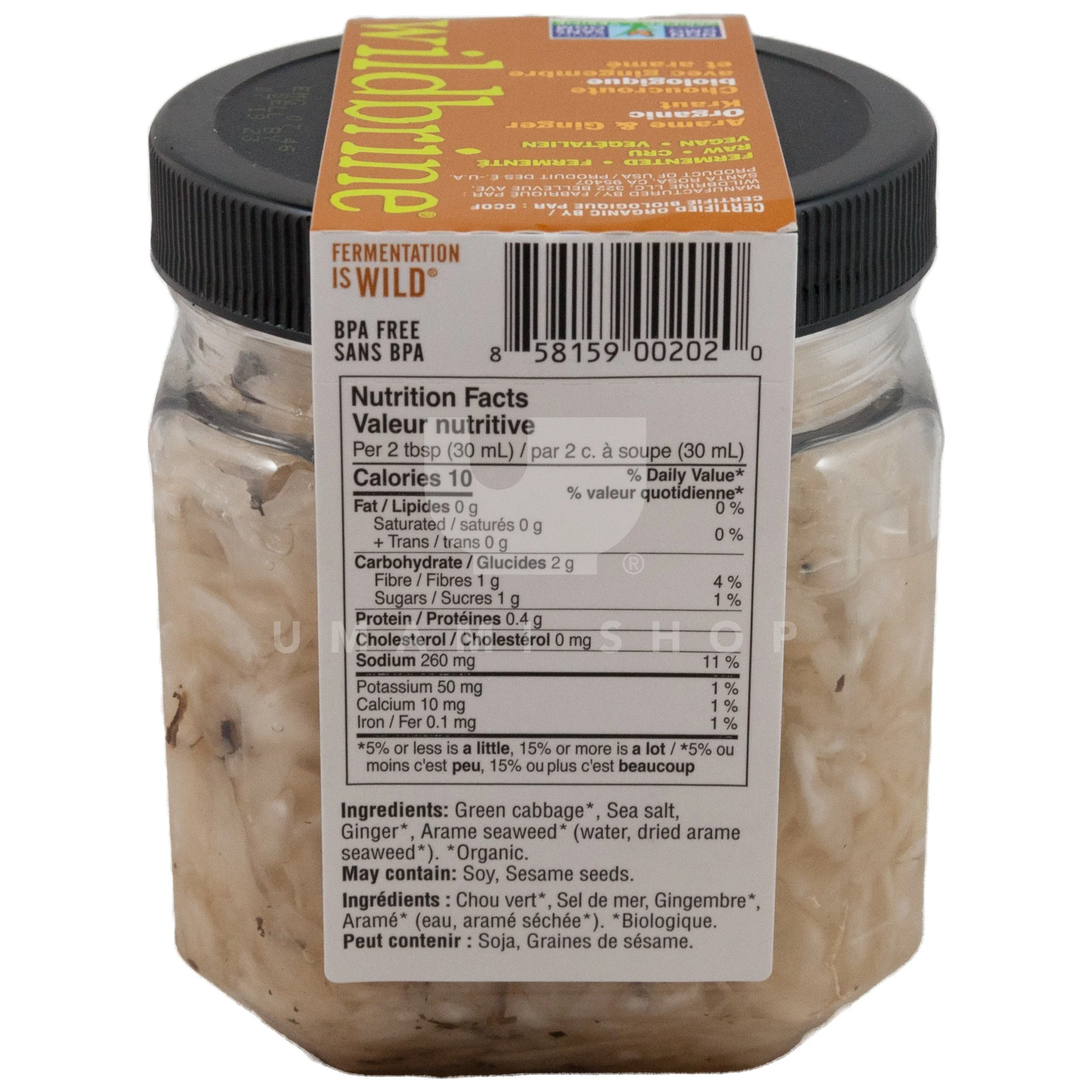 ORGANIC Kraut Arame & Ginger (V) - Image 2