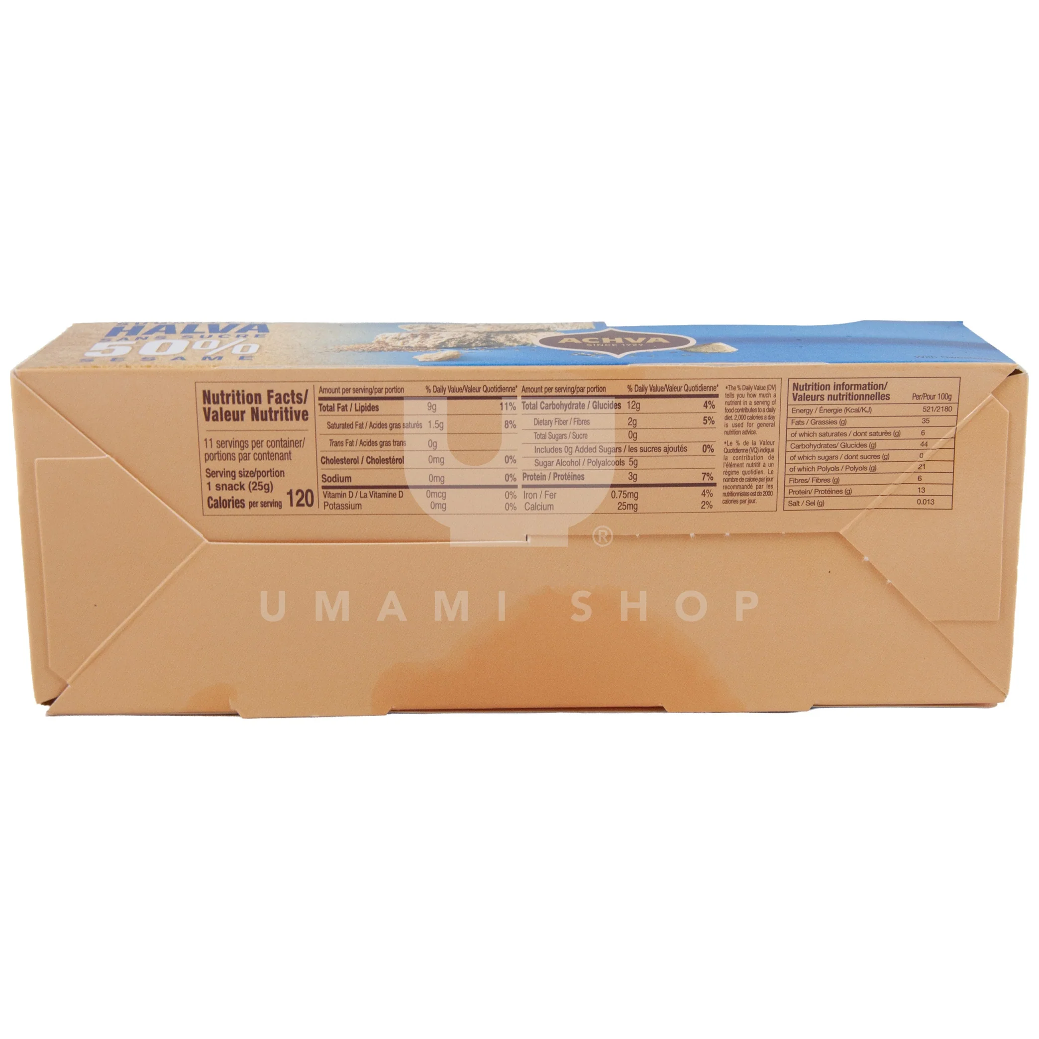 Sesame Halva Snacks Sugarless (11Pcs) - Image 2