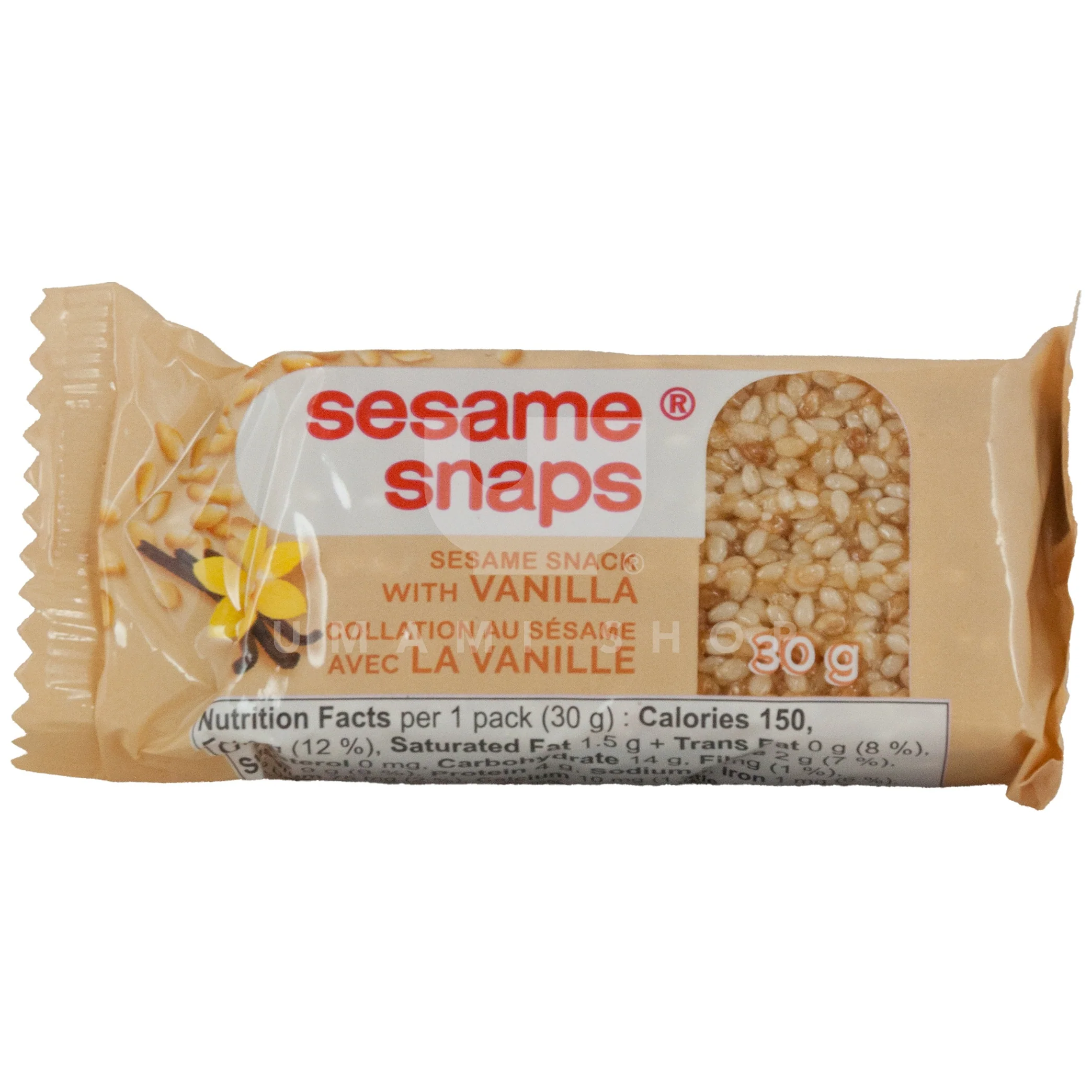 Sesame Snacks w/Vanilla