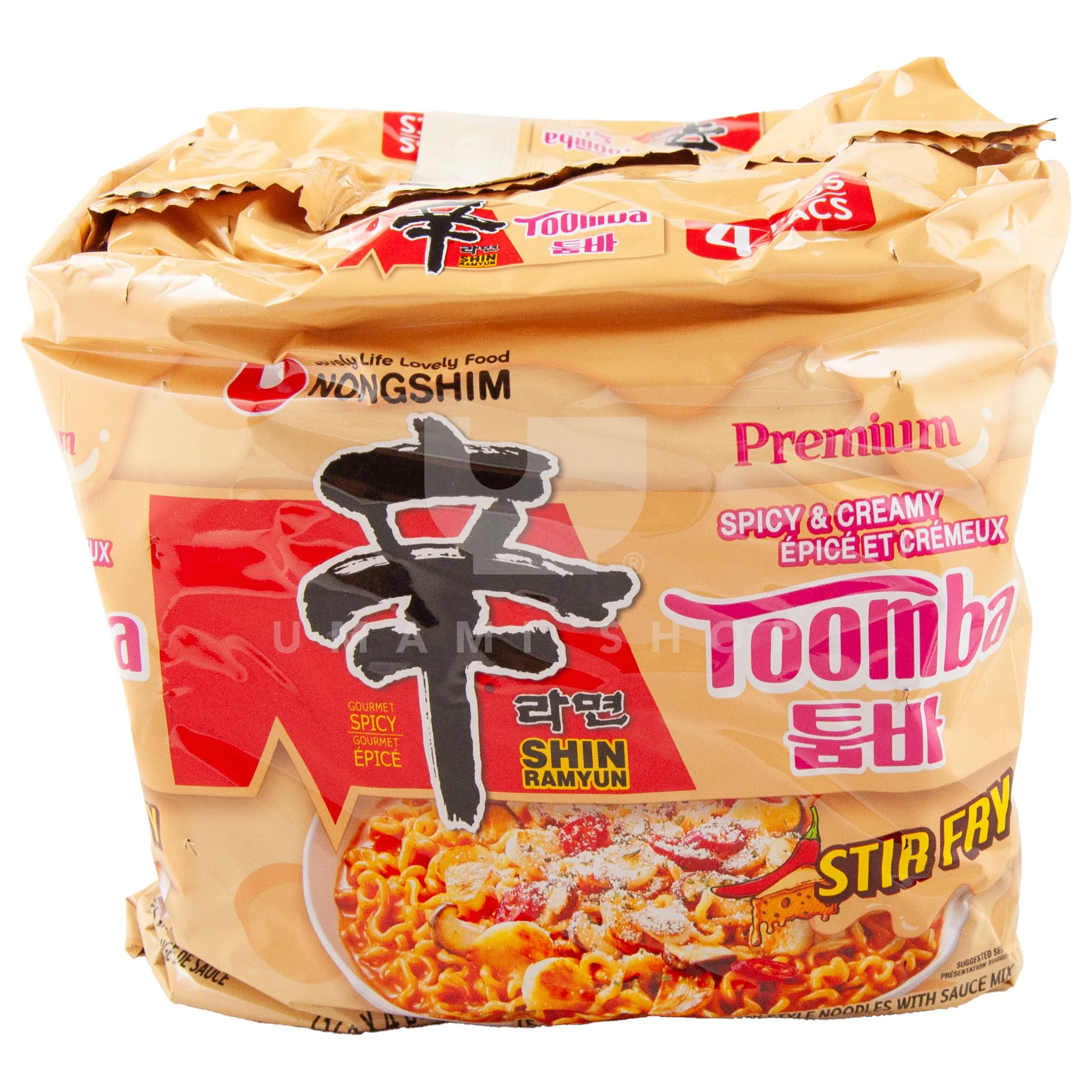 Shin Ramyun "Toomba" Noodles Spicy 4Pack