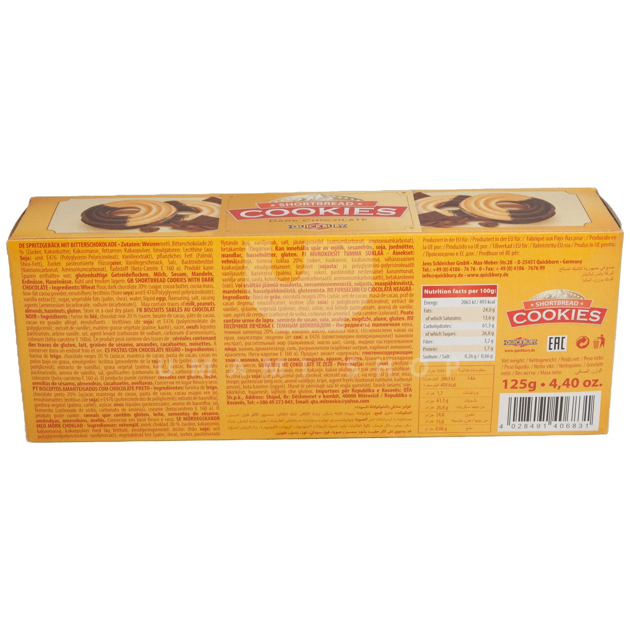 Shortbread Cookies Dark Choco - Image 2
