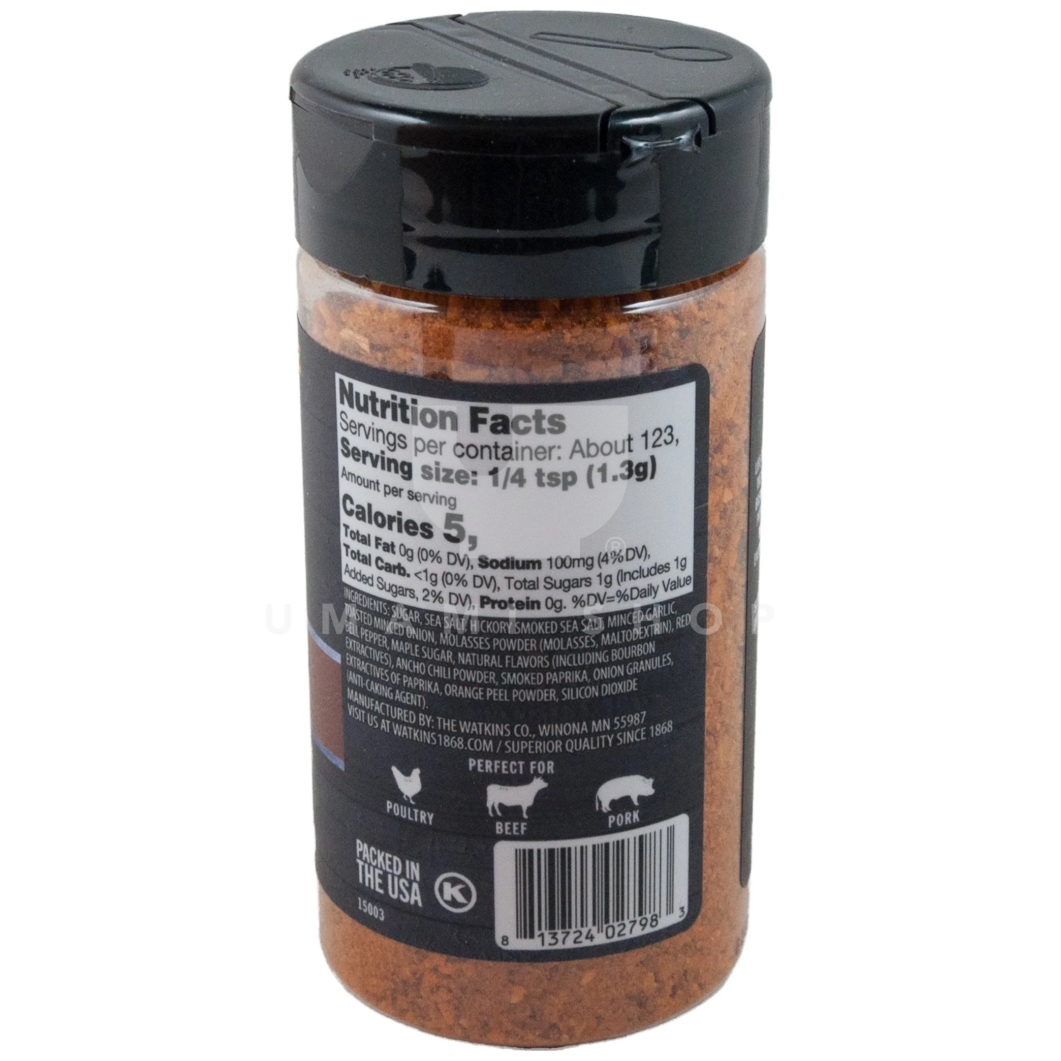 Smoky Bourbon Seasoning & Rub (GF) - Image 2
