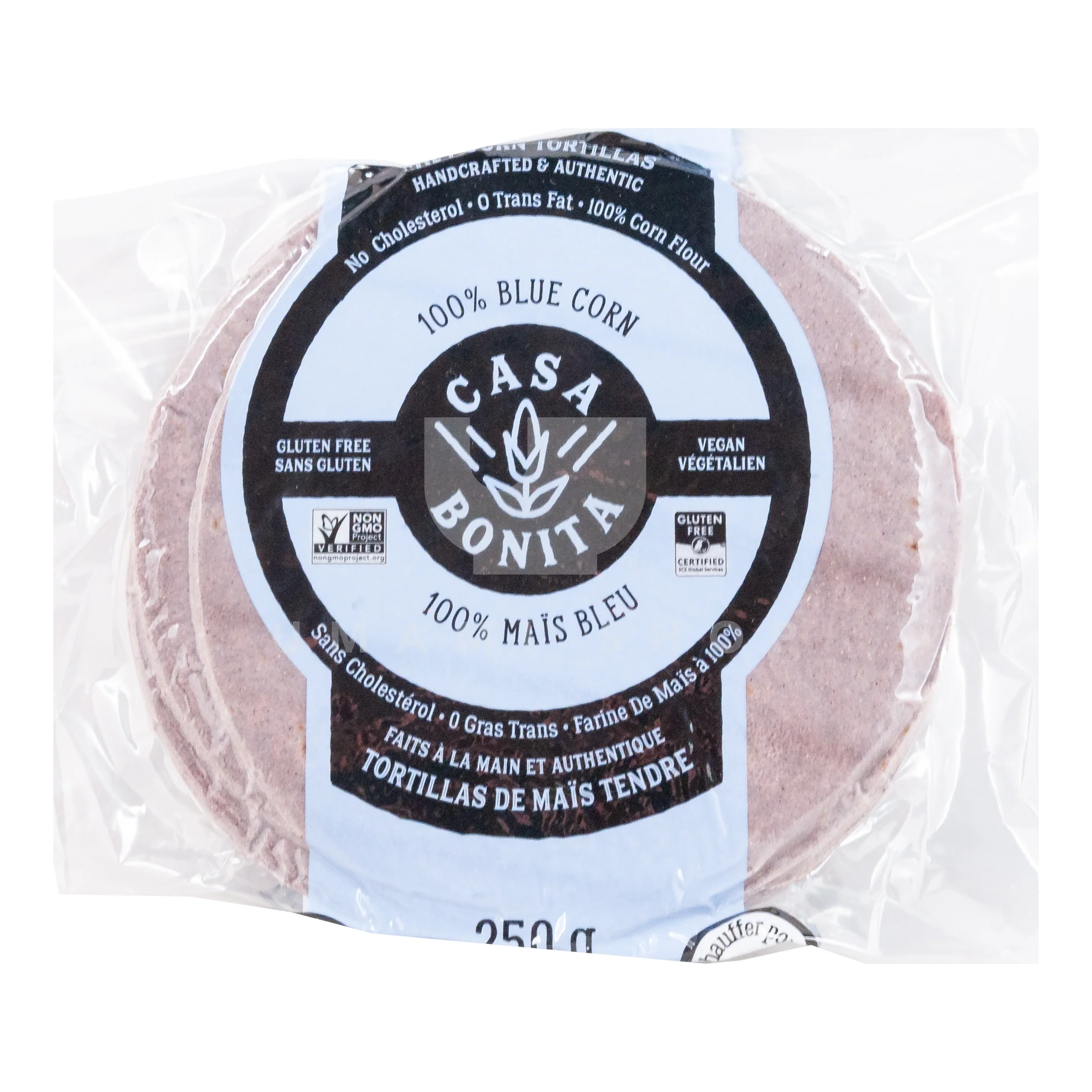 Soft Corn Tortillas Blue (GF,V)