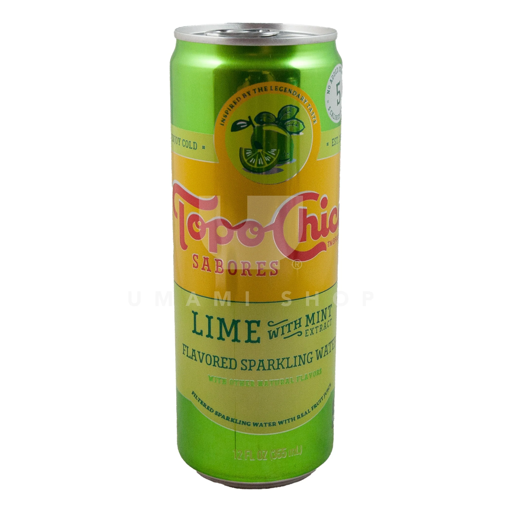 Sparkling Water Lime & Mint