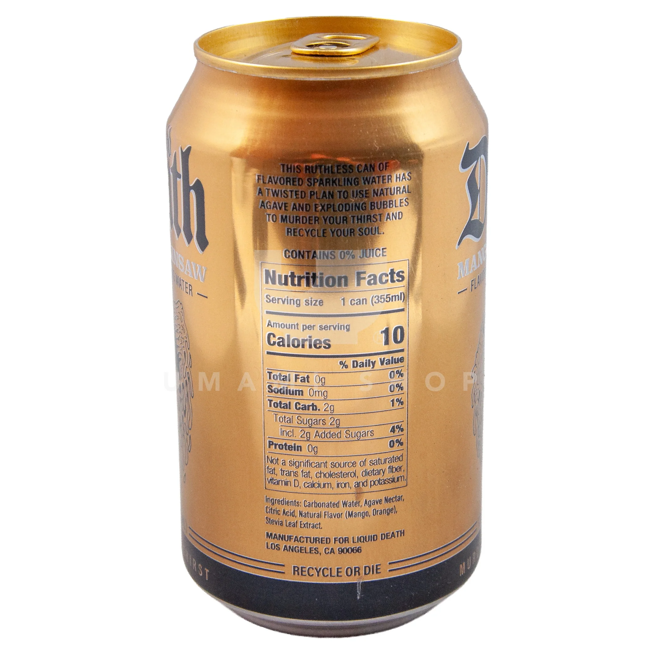 Sparkling Water Mango Chainsaw 12oz - Image 2