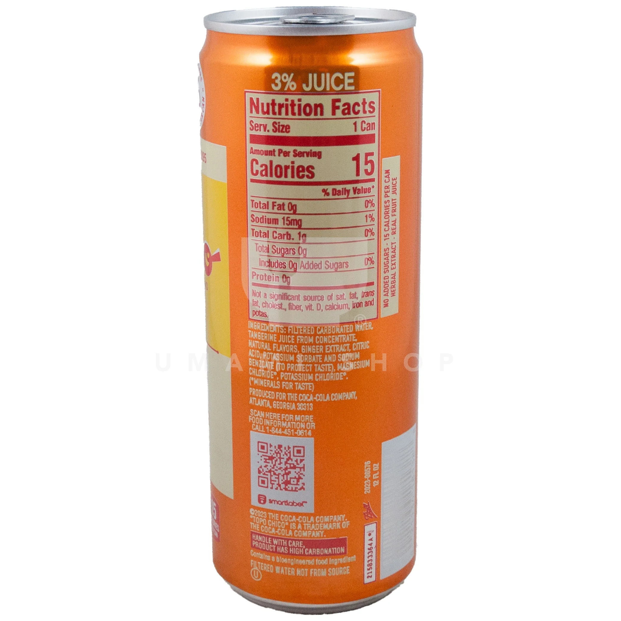Sparkling Water Tangerine w/Ginger - Image 2
