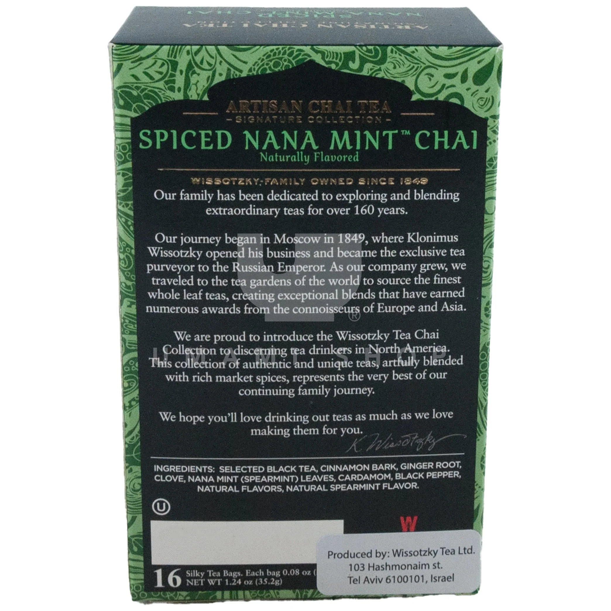 Spiced Nana Mint Chai Tea - Image 2