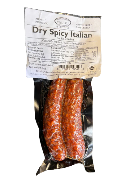 Italian Sausage Spicy Dry 2Pcs