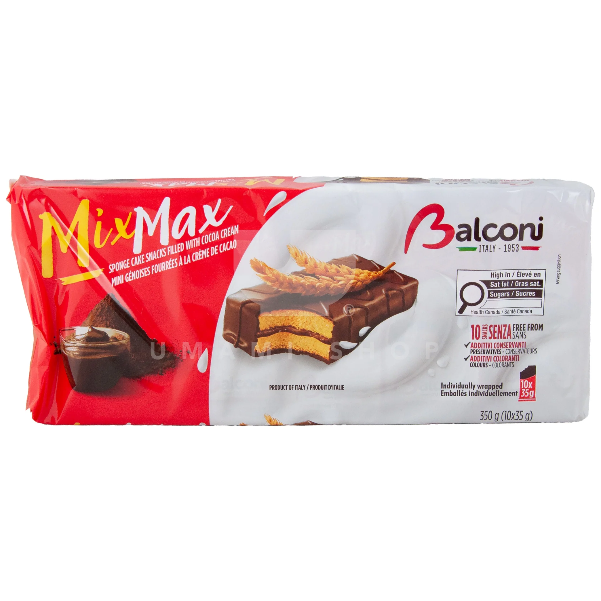 Sponge Cake w/Cocoa Cream Filling