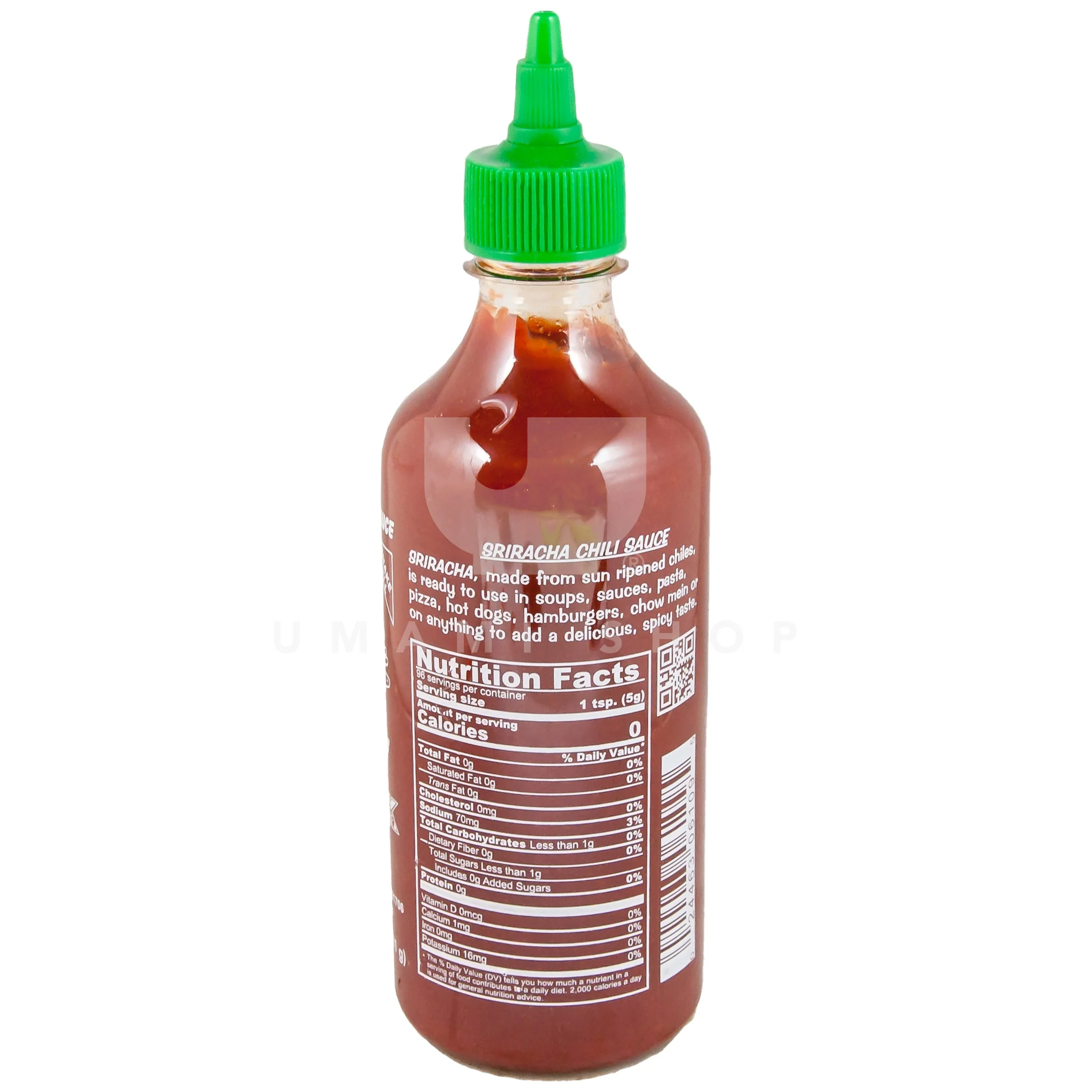 Sriracha Hot Chili Sauce (Medium) 17oz - Image 2