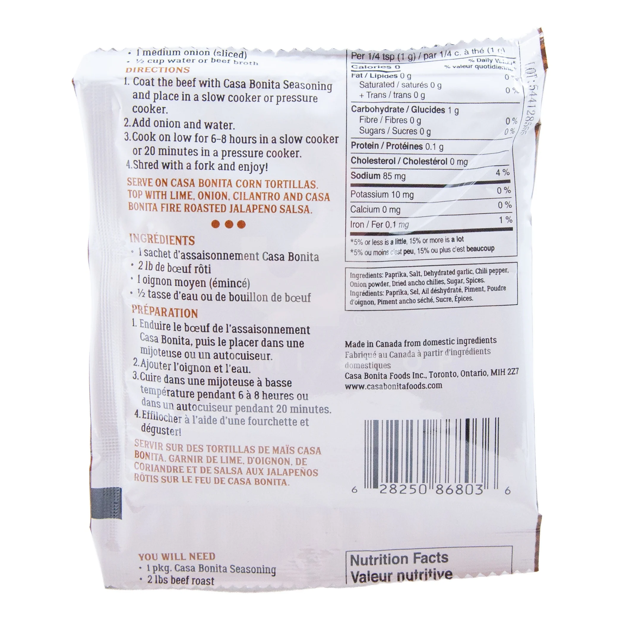 Street Tacos Seasoning "Barbacoa" (GF) - Image 2