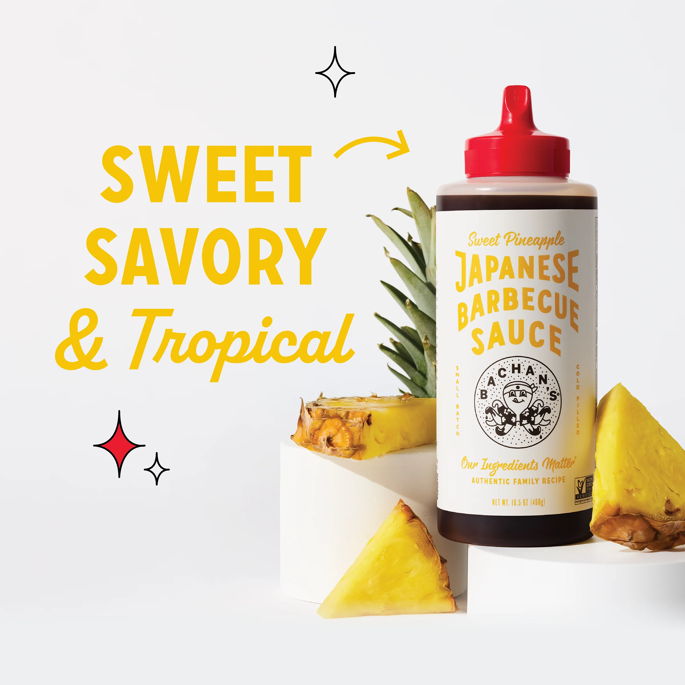 Sweet Pineapple Japanese Barbecue Sauce, 16.5oz - Image 2